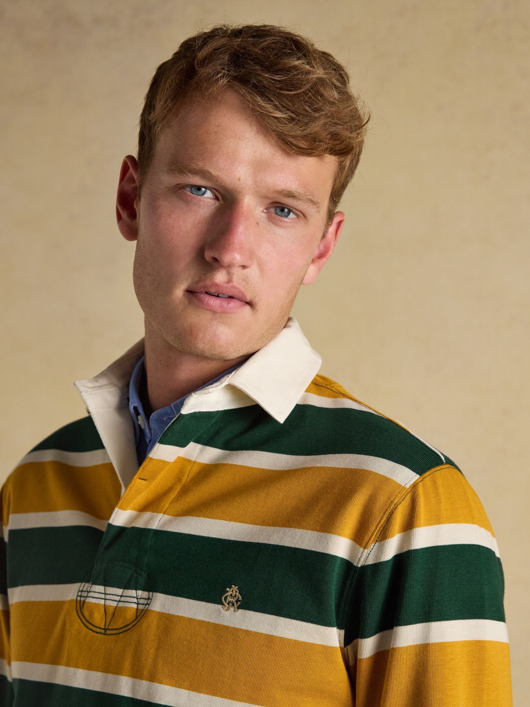 Rugby Club Green/Yellow Long Sleeve Shirt - Image 9 of 11