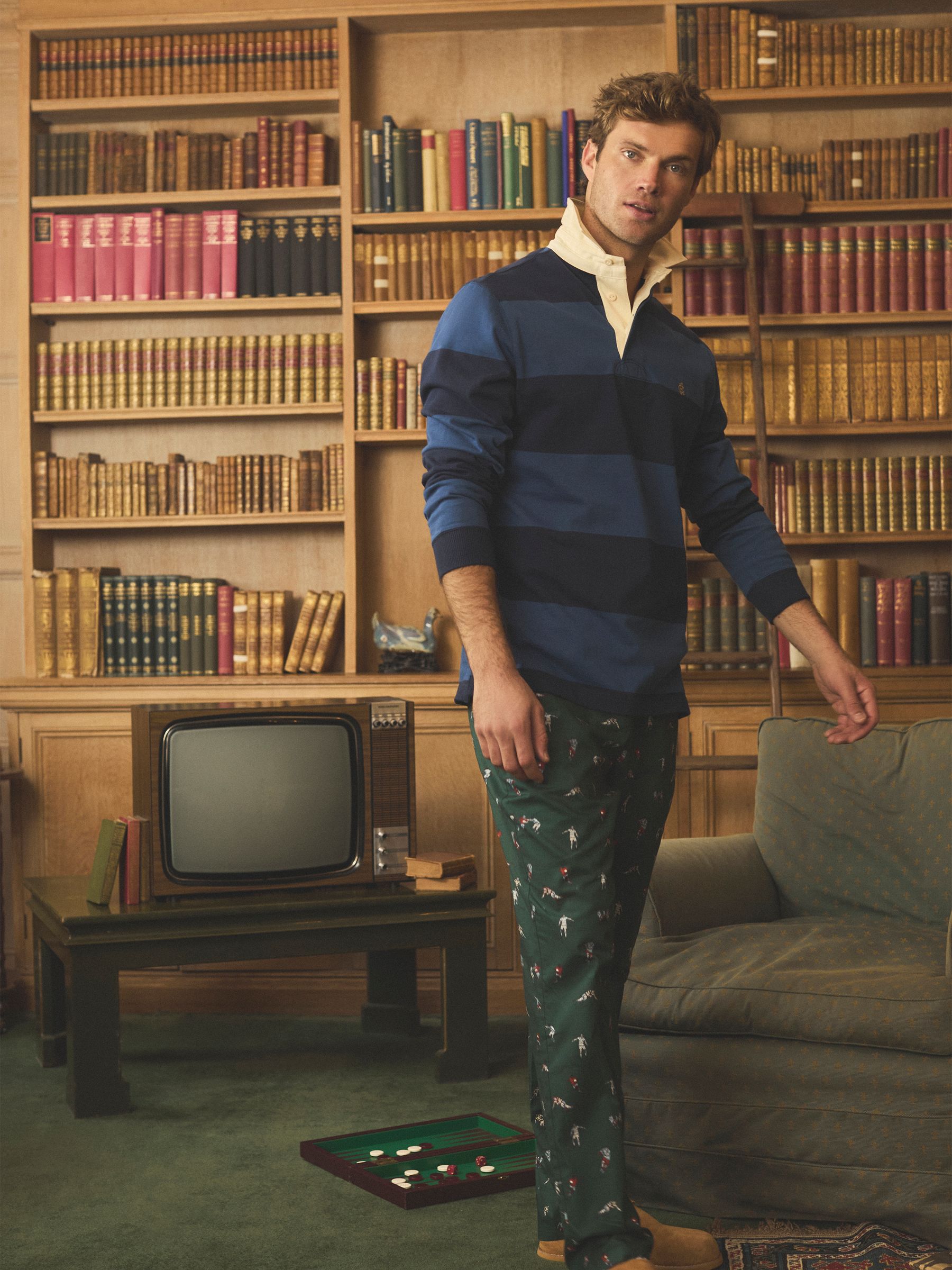 Rugby Club Blue/Navy Long Sleeve Shirt - Image 2 of 10