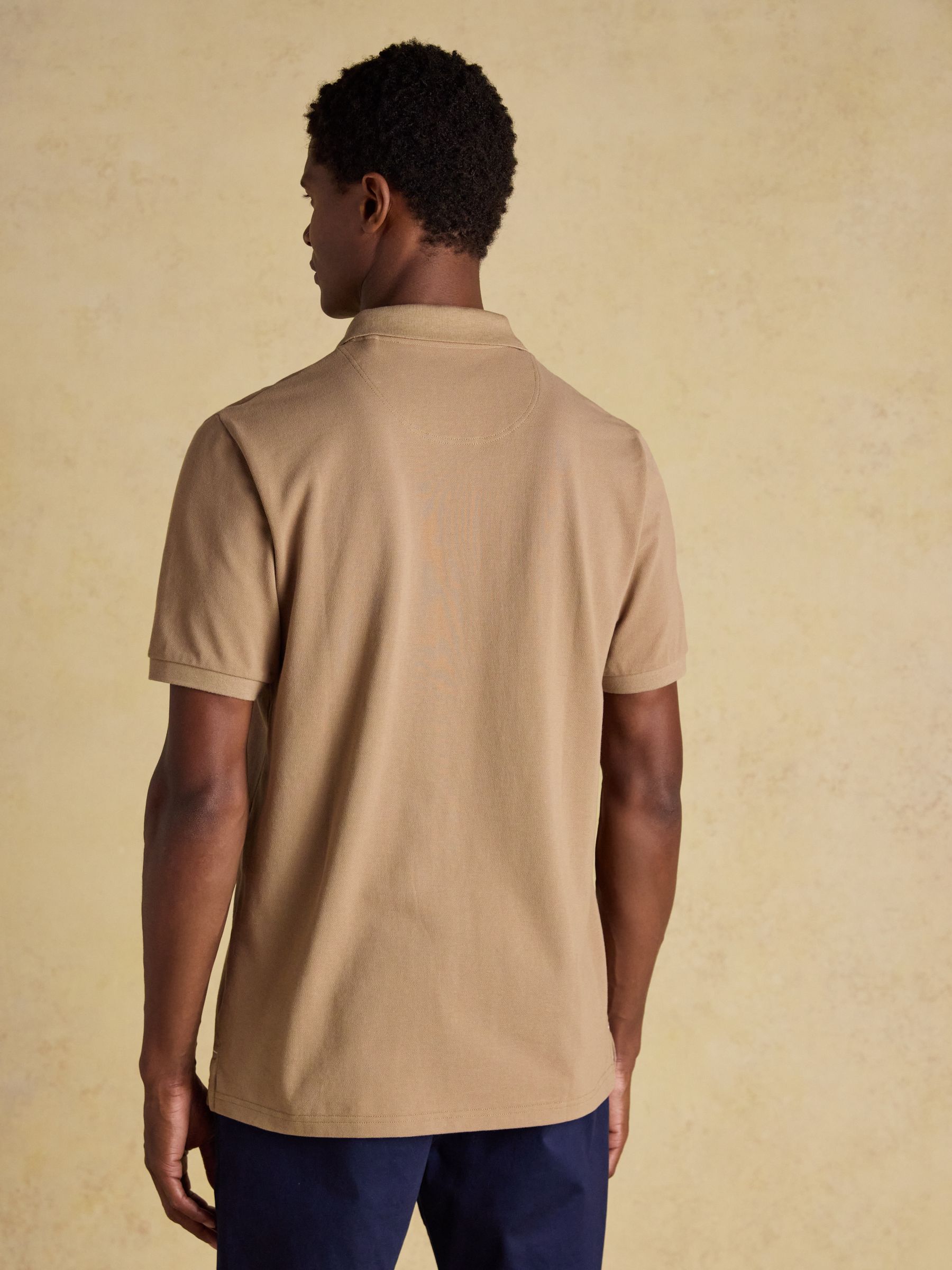 Woody Light Brown Cotton Pique Polo Shirt - Image 2 of 9