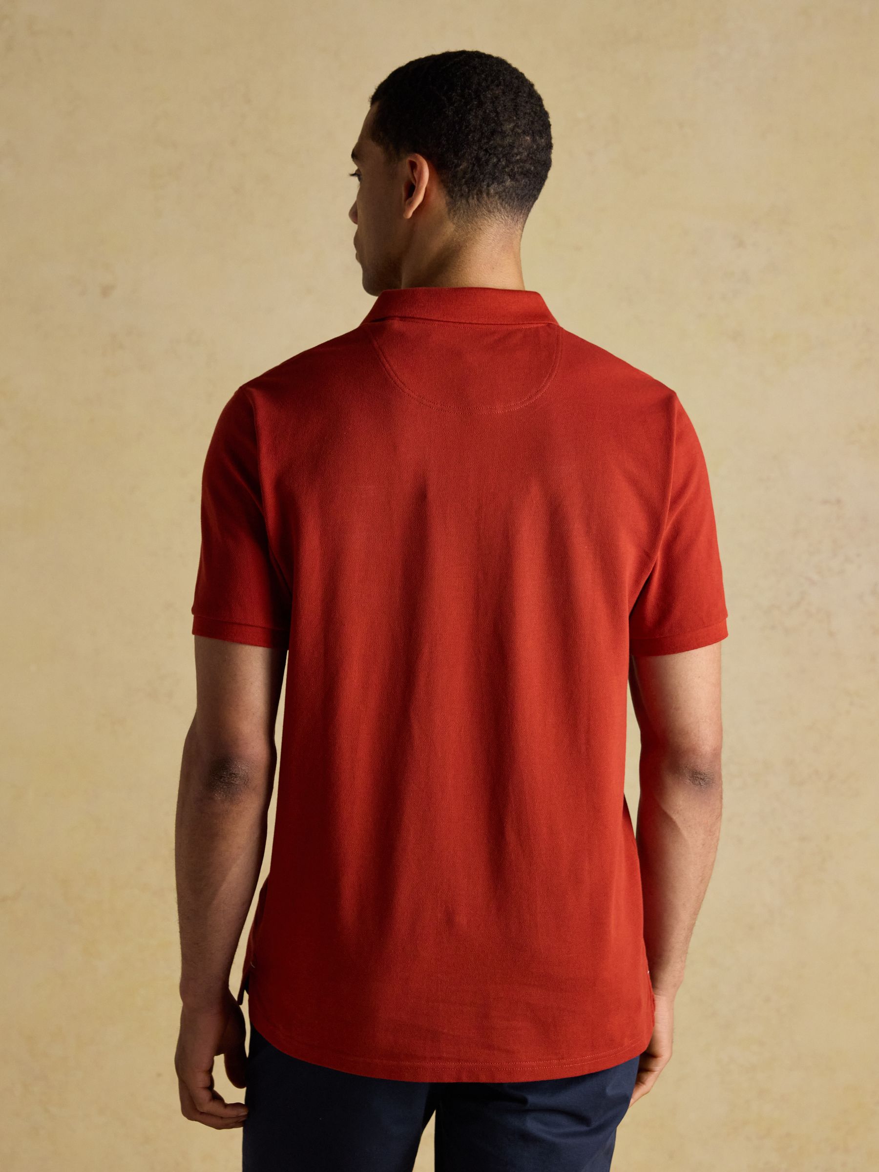 Woody Orange Cotton Pique Polo Shirt - Image 2 of 8