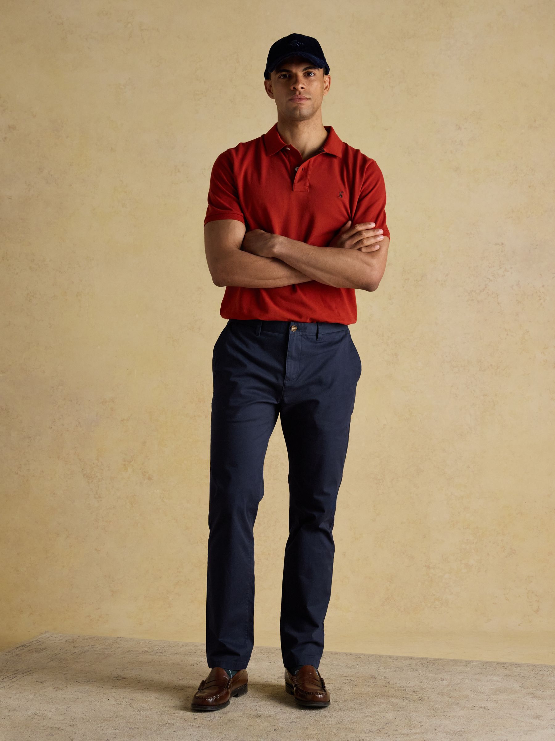 Woody Orange Cotton Pique Polo Shirt - Image 3 of 8