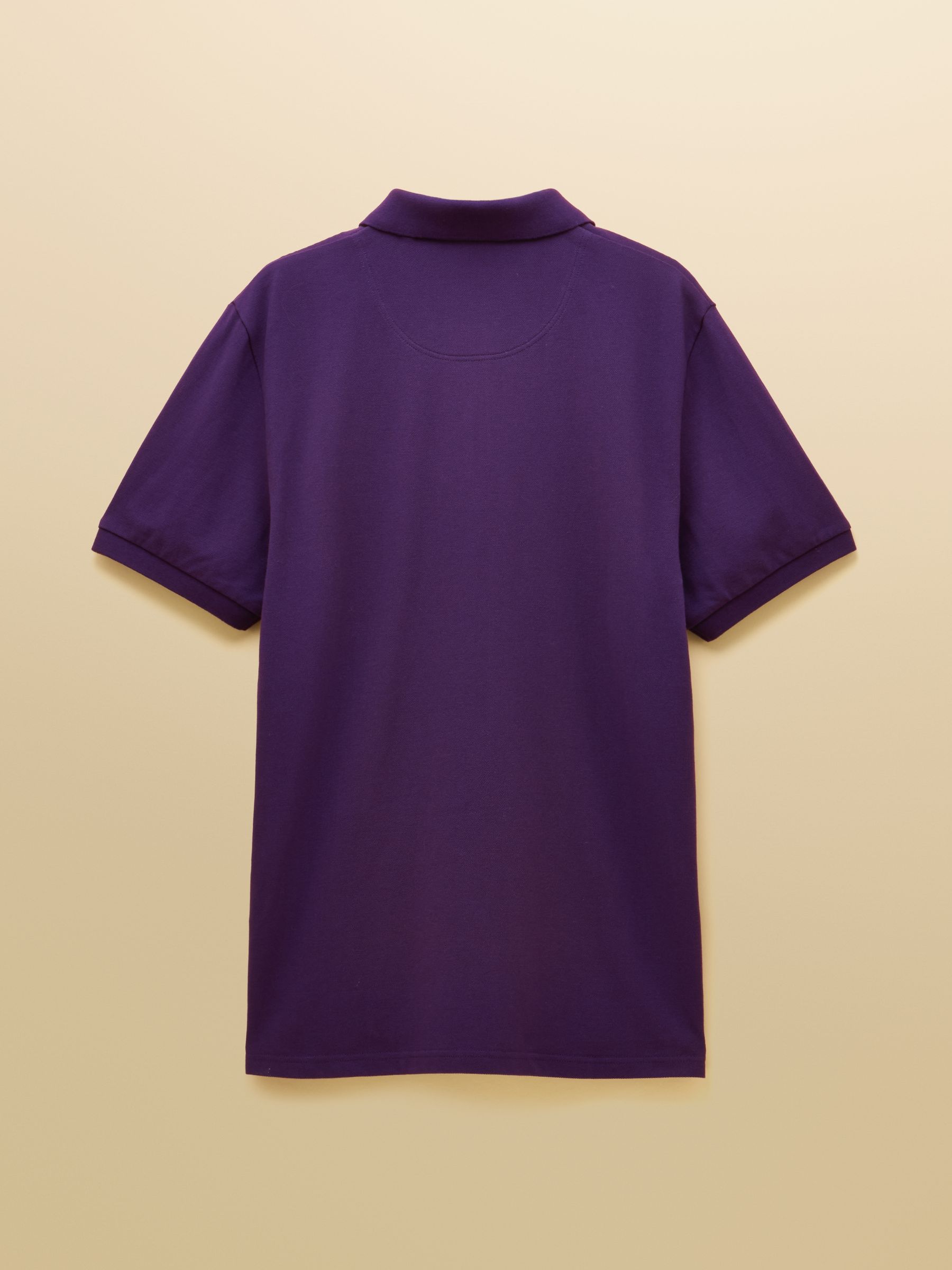 Woody Dark Purple Cotton Pique Polo Shirt - Image 8 of 12