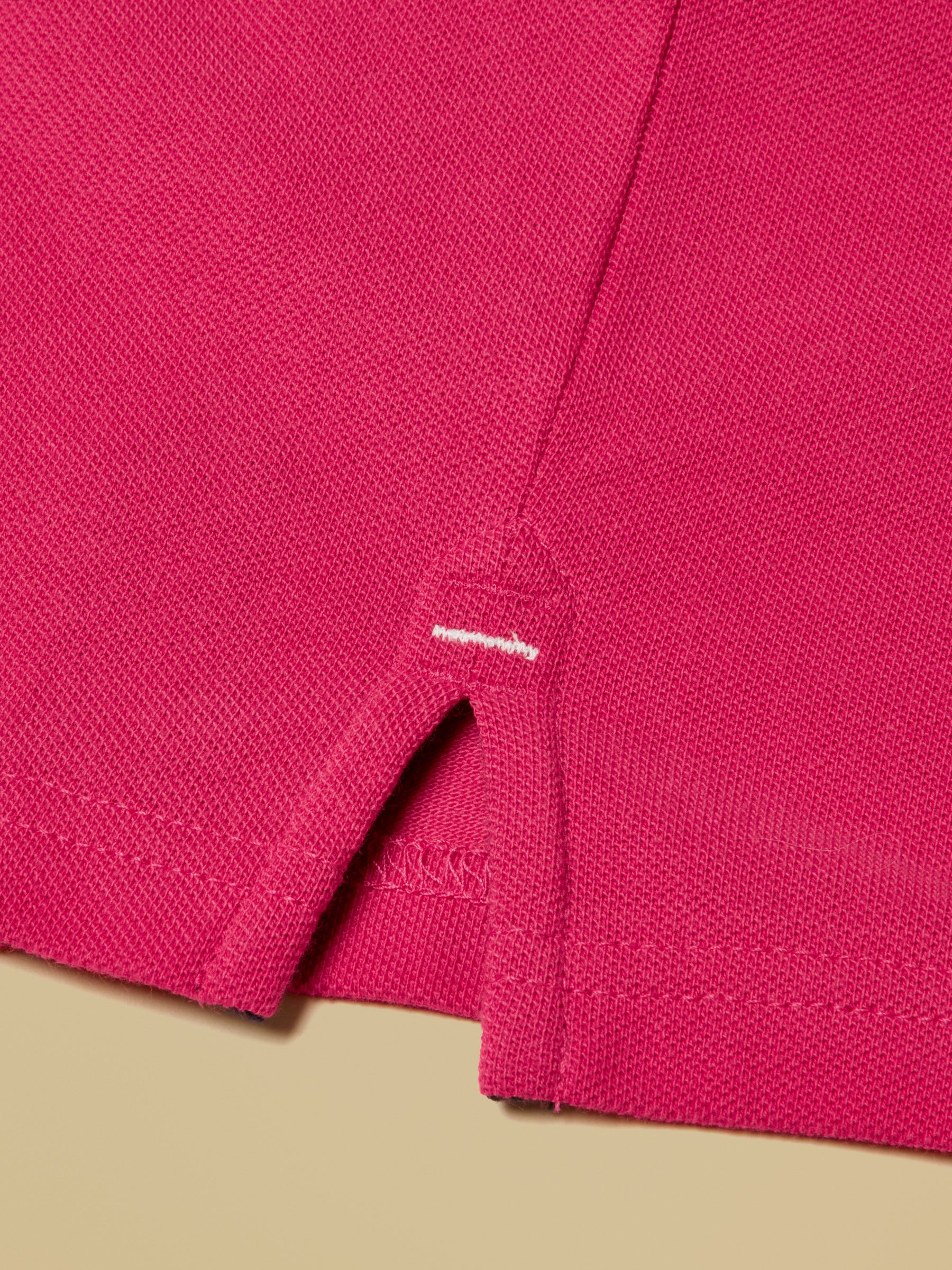 Woody Bright Pink Cotton Pique Polo Shirt - Image 13 of 13