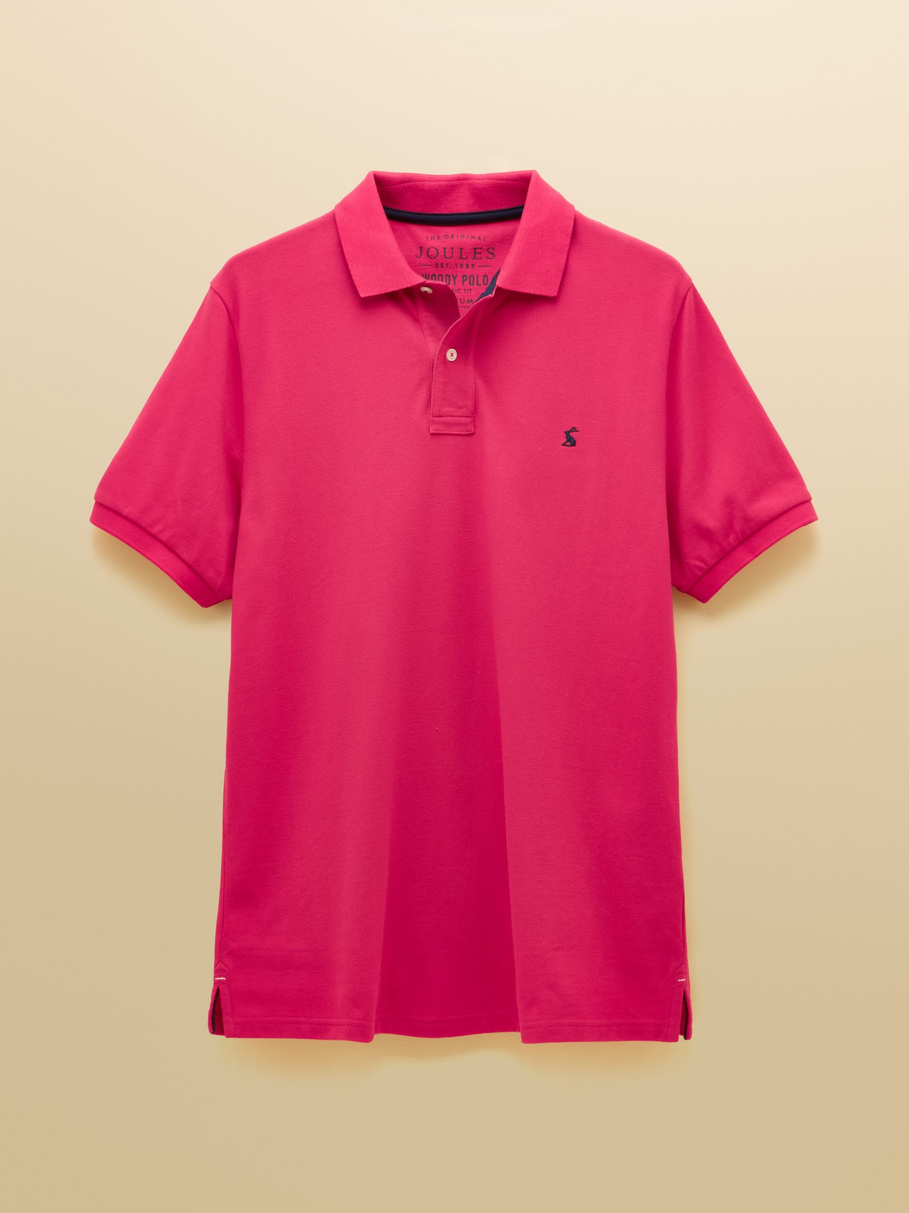 Woody Bright Pink Cotton Pique Polo Shirt - Image 8 of 13