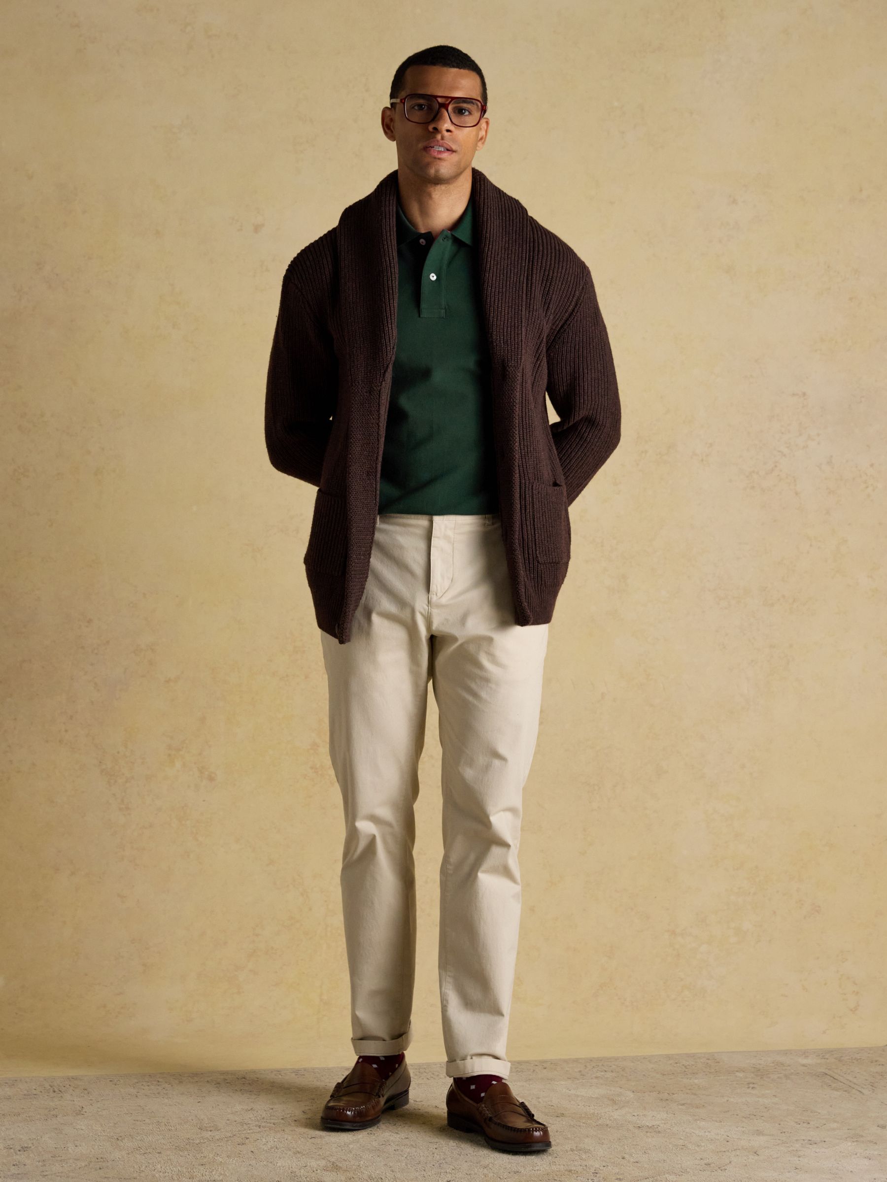 Woody Dark Green Cotton Pique Polo Shirt - Image 3 of 9