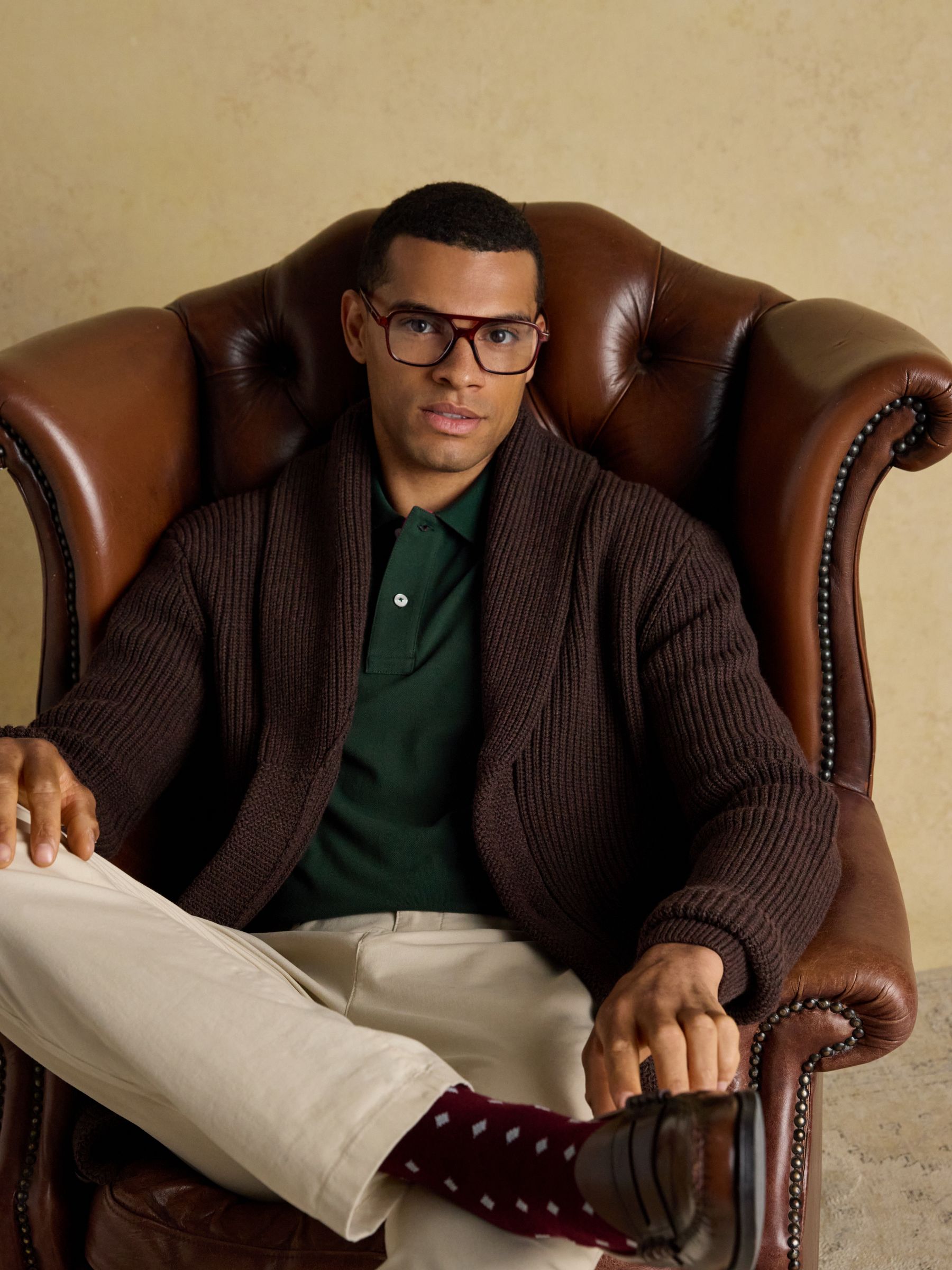 Woody Dark Green Cotton Pique Polo Shirt - Image 6 of 9