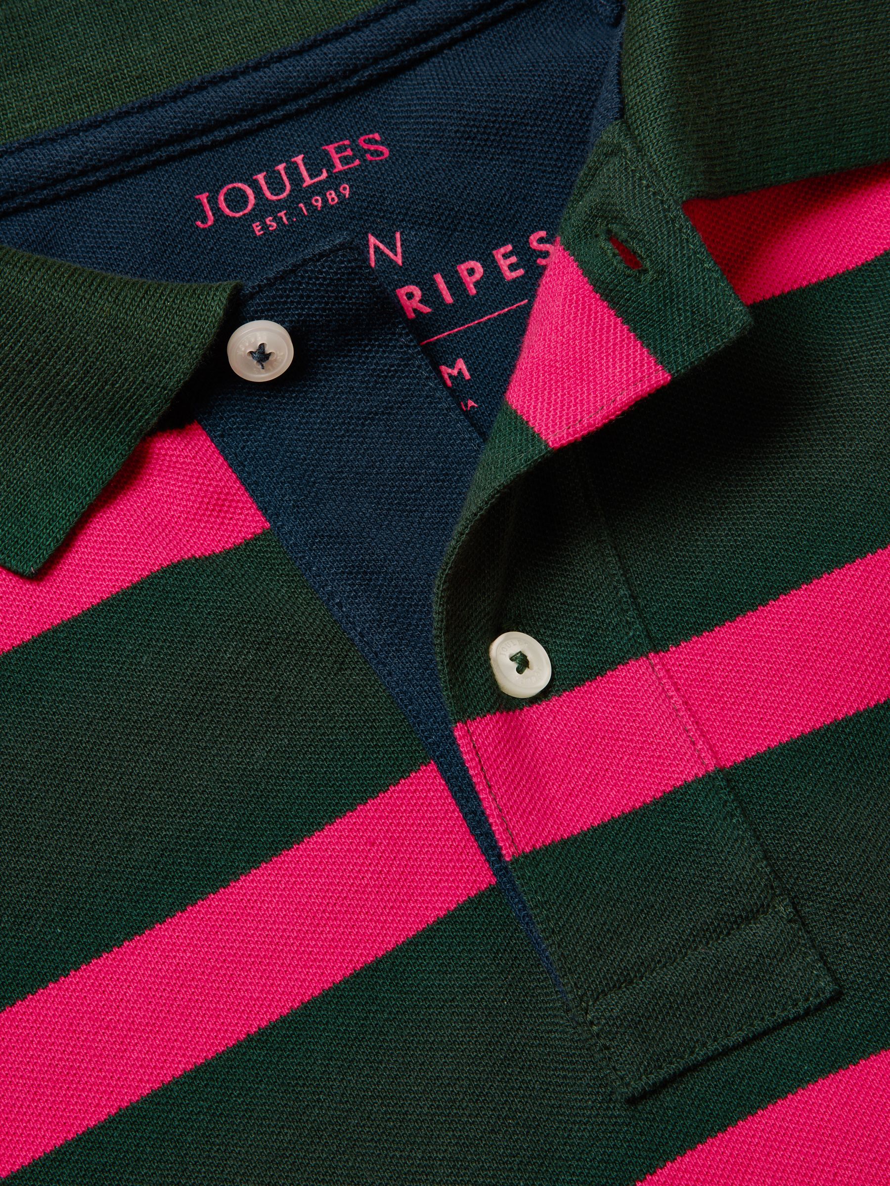 Woody Green & Pink Cotton Pique Polo Shirt - Image 10 of 12