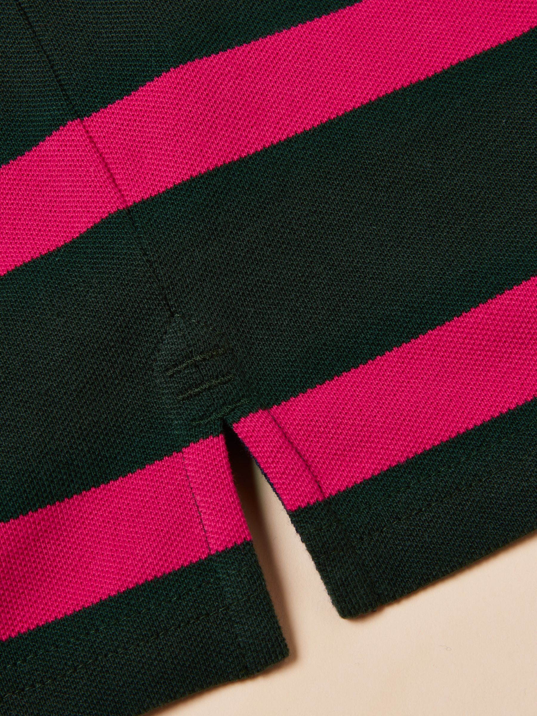Woody Green & Pink Cotton Pique Polo Shirt - Image 12 of 12