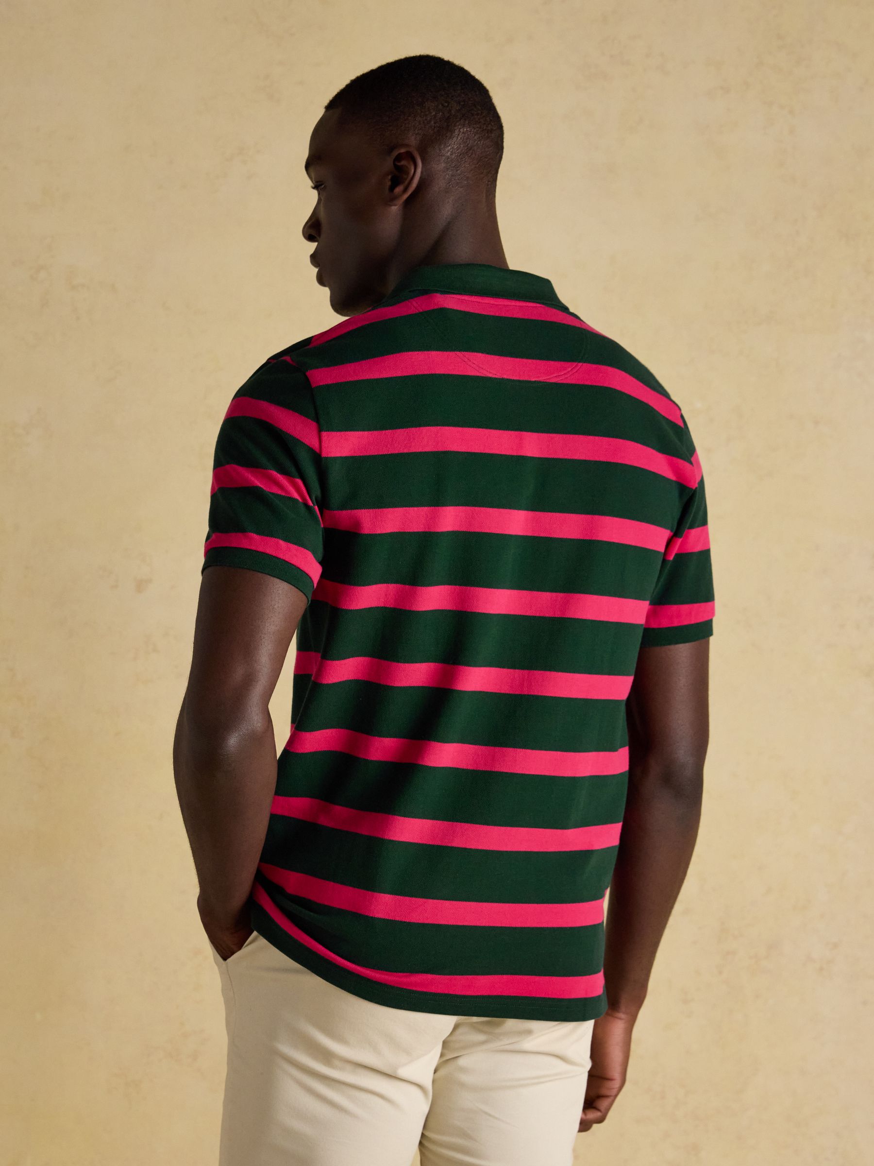 Woody Green & Pink Cotton Pique Polo Shirt - Image 2 of 12