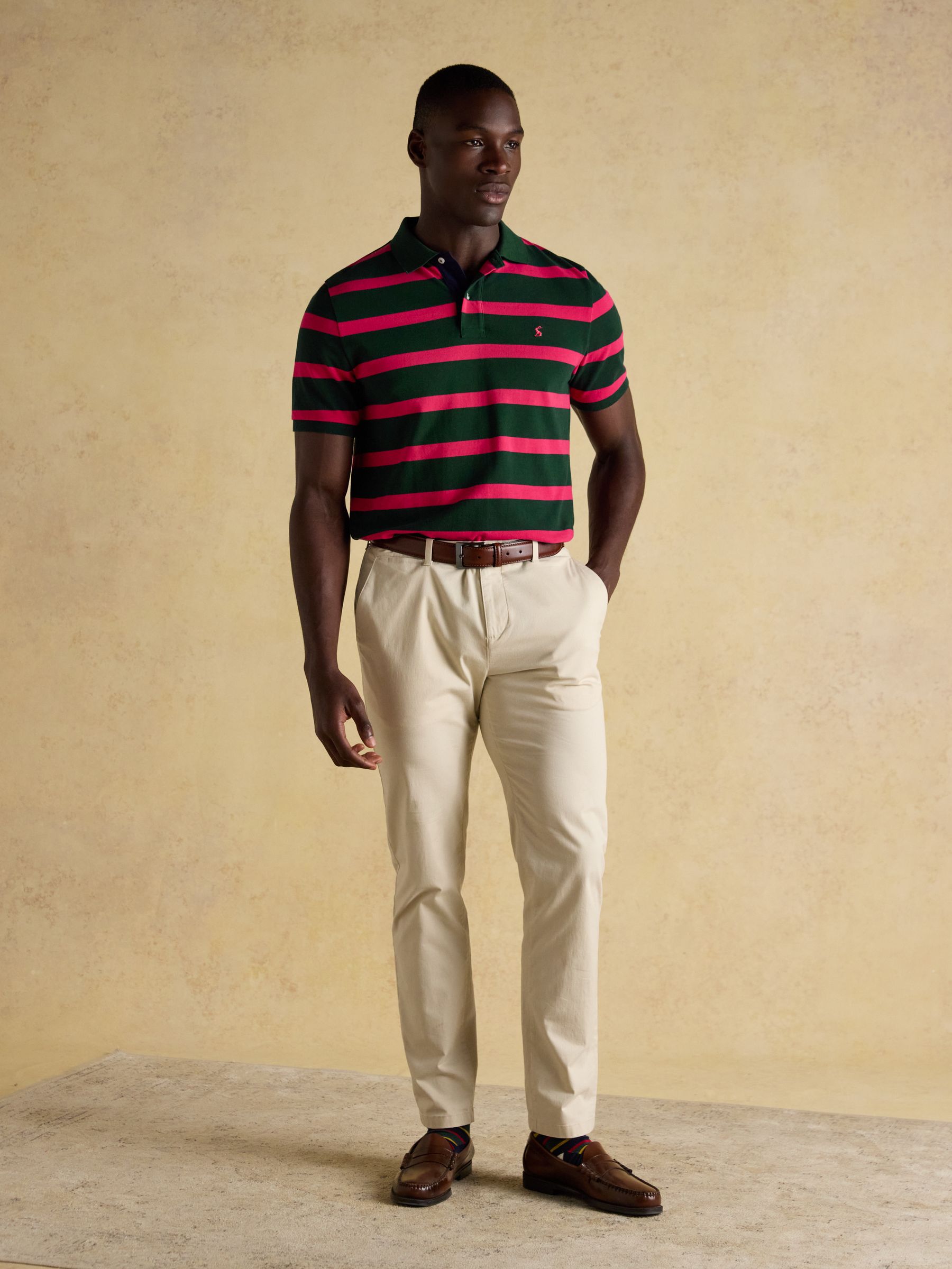 Woody Green & Pink Cotton Pique Polo Shirt - Image 3 of 12