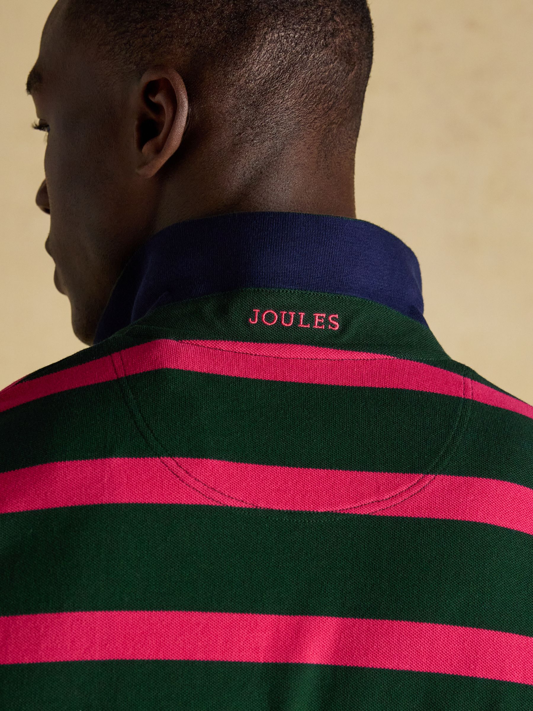Woody Green & Pink Cotton Pique Polo Shirt - Image 6 of 12