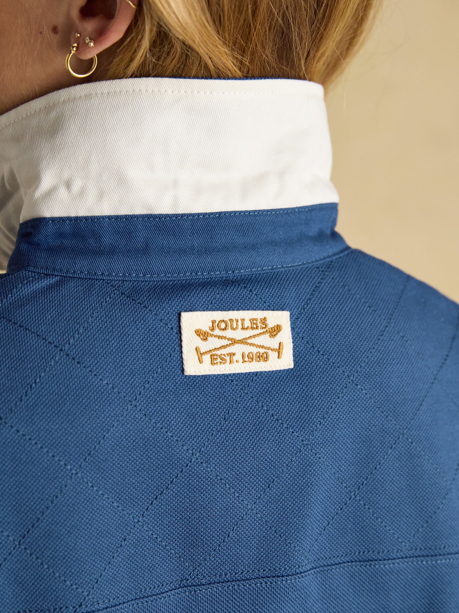 Alpine Blue Classic Fit Cotton Polo Shirt - Image 10 of 11