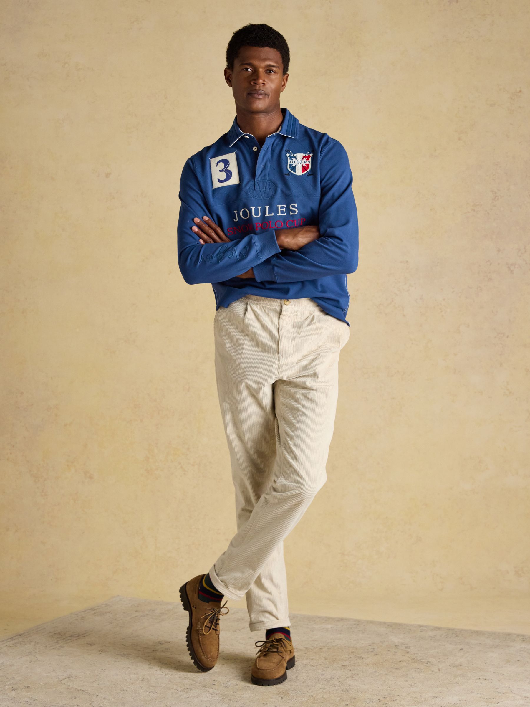 Alpine Blue Classic Fit Cotton Polo Shirt - Image 10 of 10