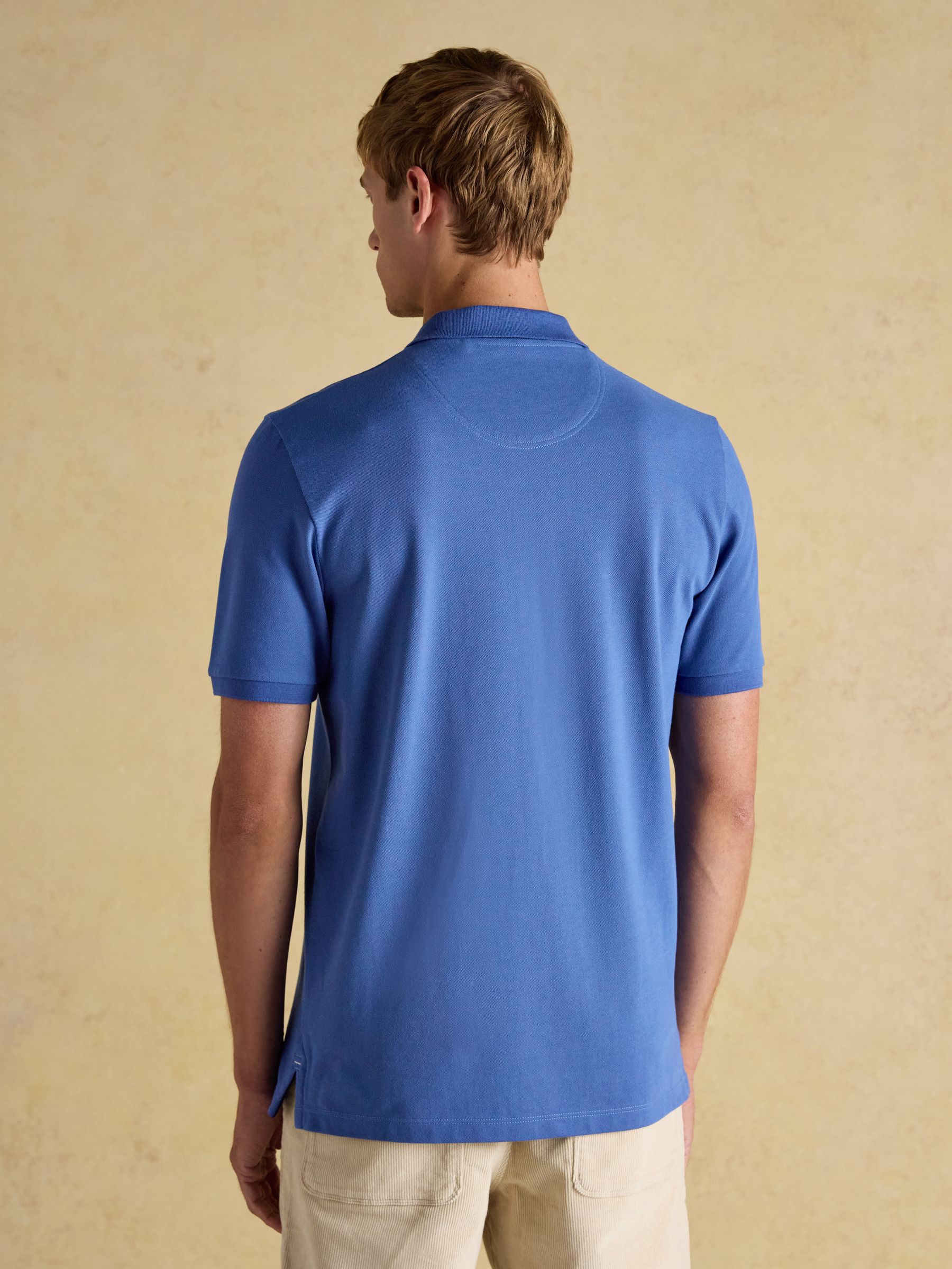 Woody Polo Shirts White/Blue/Navy 3 Pack - Image 4 of 9