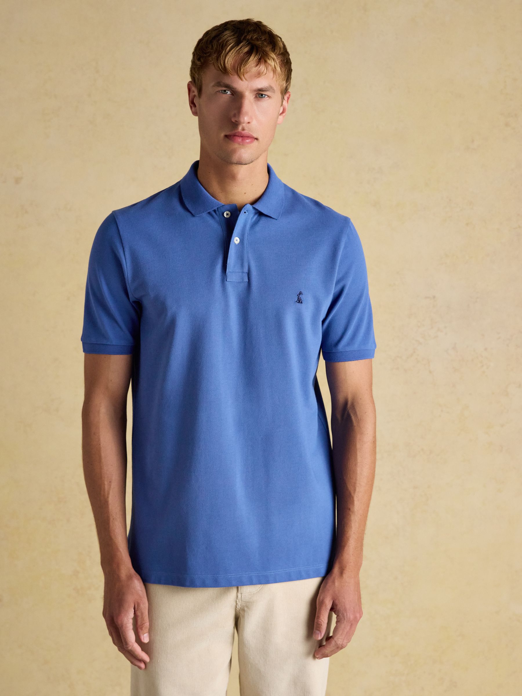 Woody Polo Shirts Navy/Grey/White/Blue/Navy Stripe 5 Pack - Image 3 of 8