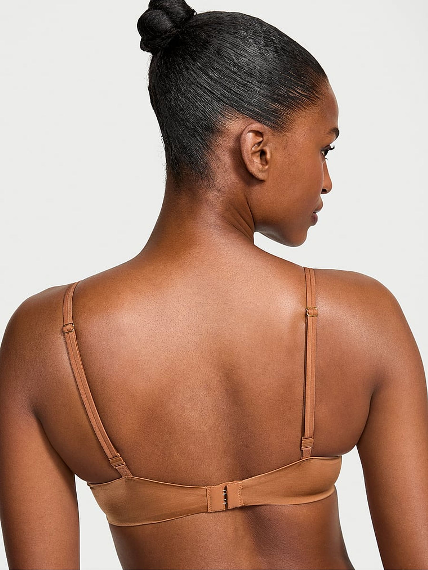 Caramel Nude Push Up Lace Trim Bra - Image 2 of 4
