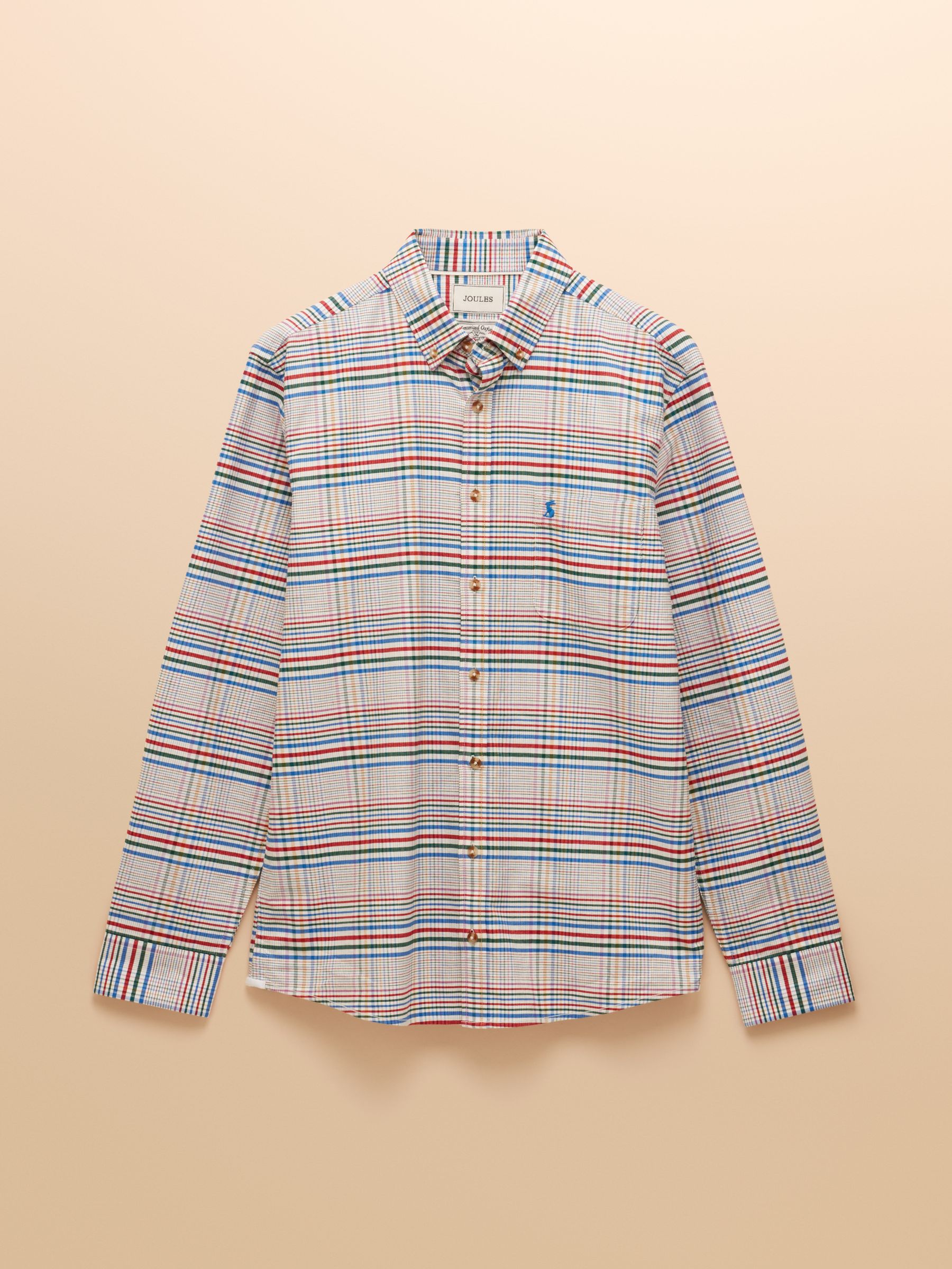 Oxford Classic Fit Multi Check Long Sleeve Cotton Shirt - Image 12 of 12