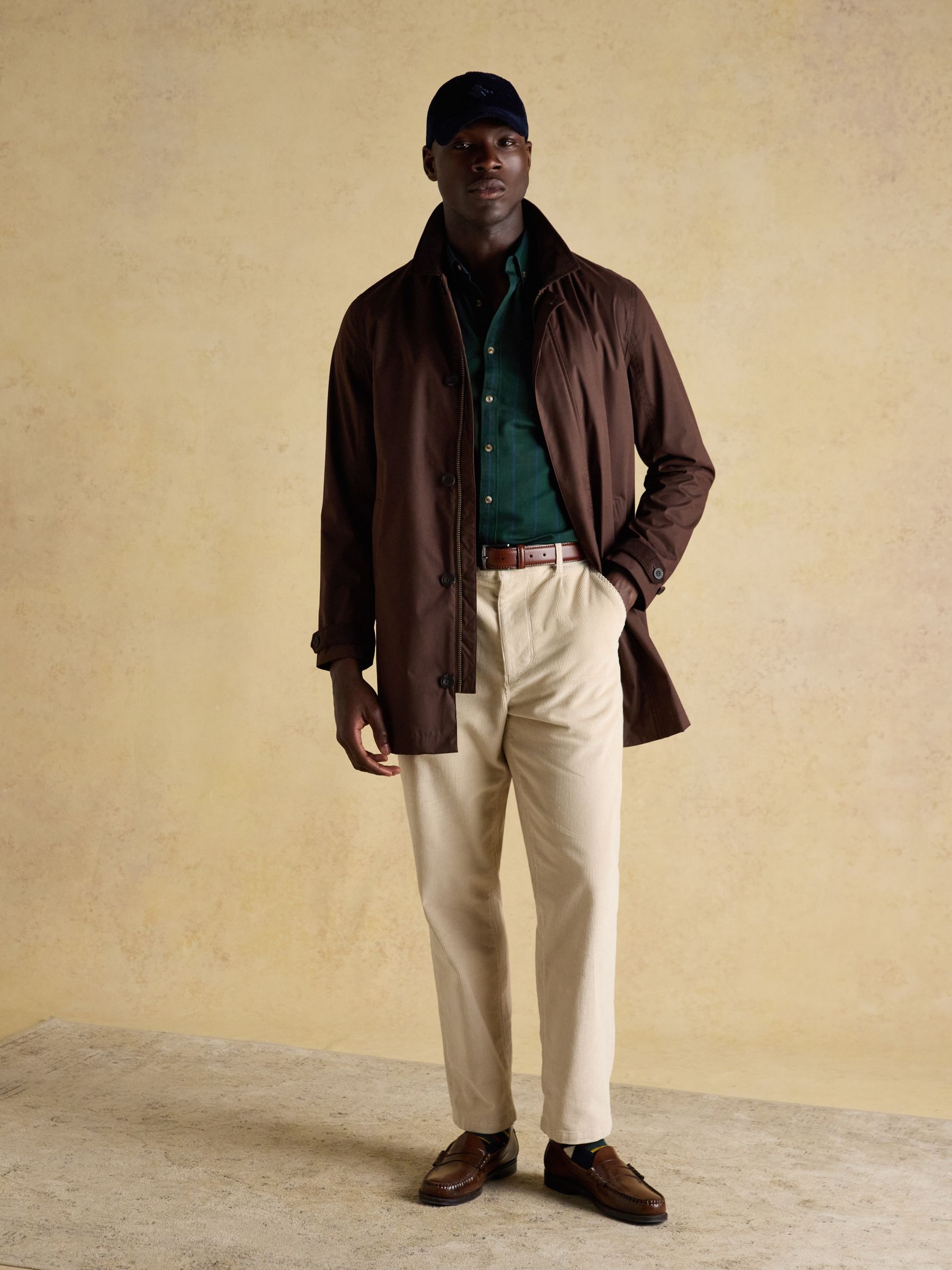 Cotton Twill Green Stripe Shirt - Image 6 of 11