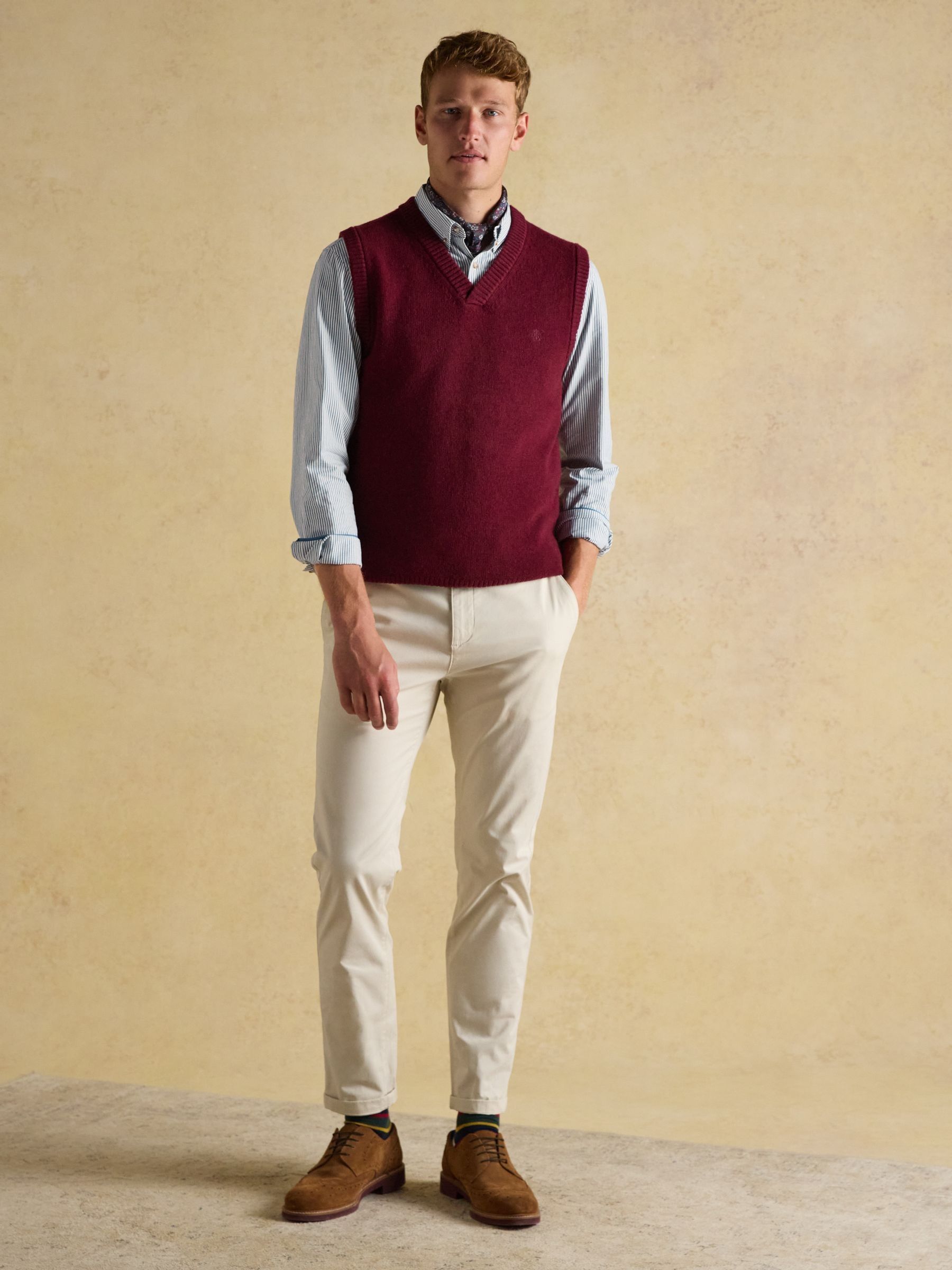 Cotton Poplin Blue Stripe Long Sleeve Shirt - Image 10 of 11