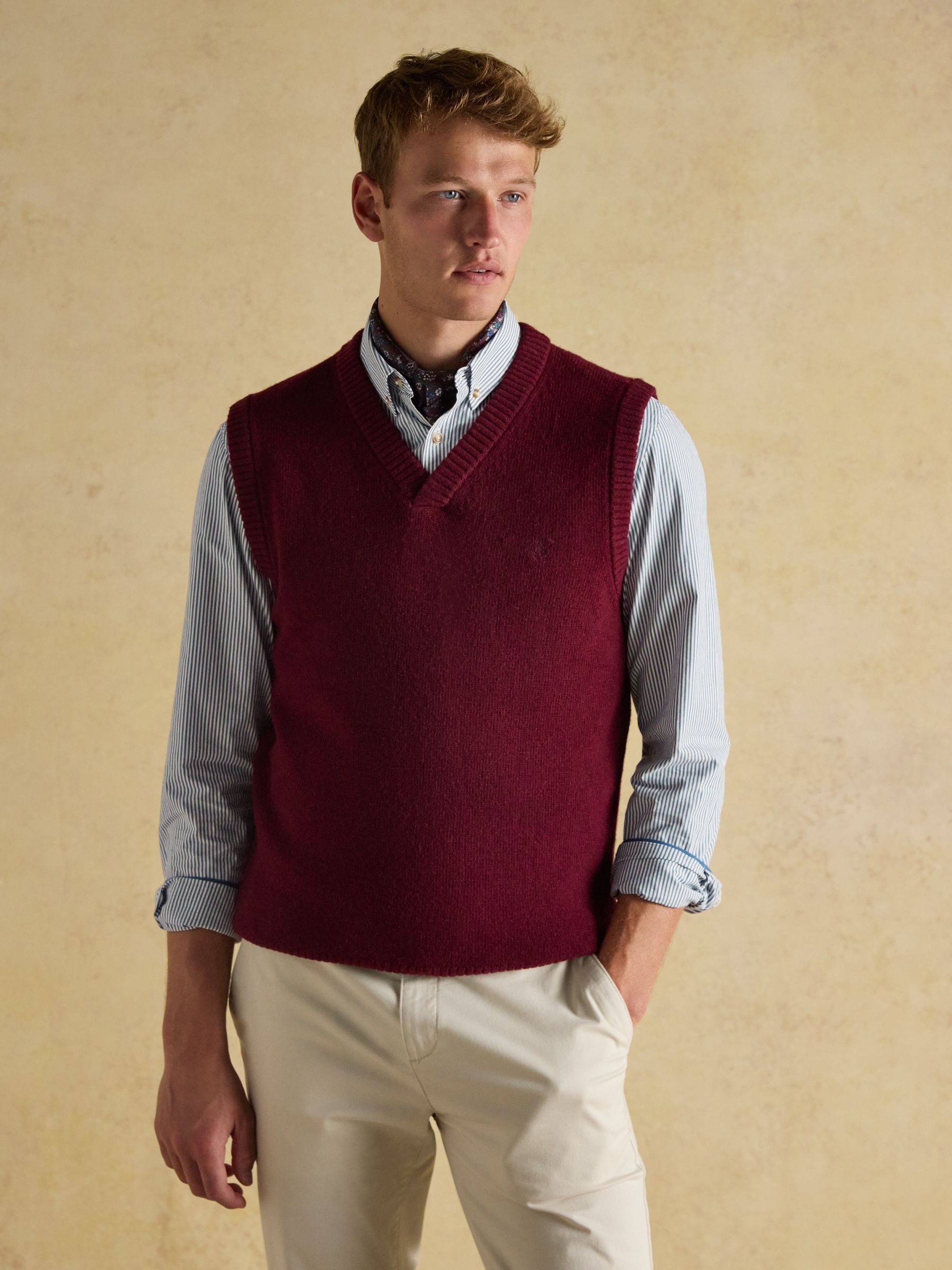 Cotton Poplin Blue Stripe Long Sleeve Shirt - Image 8 of 11