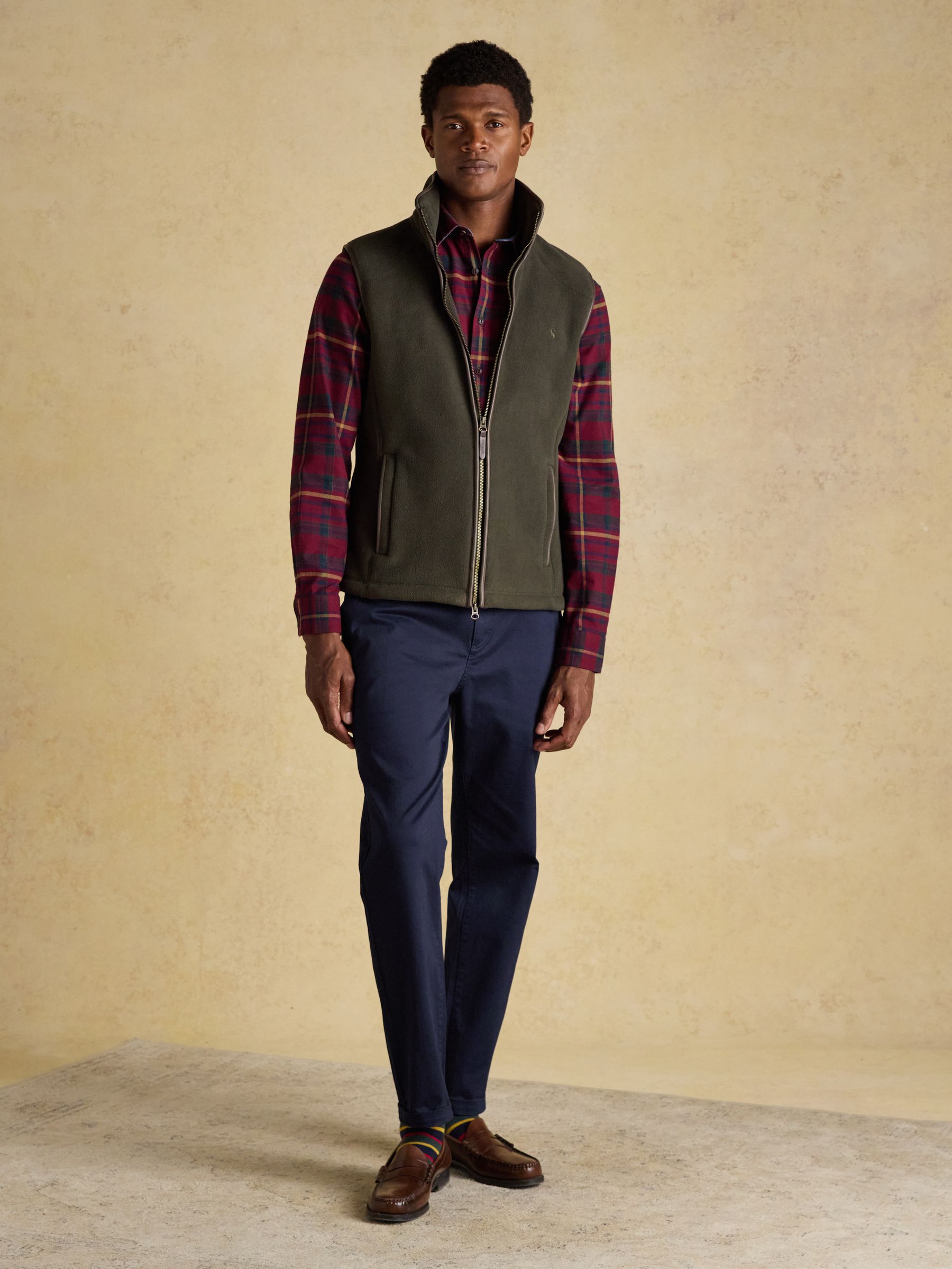 Brushed Flannel Burgundy Red Check Cotton Shirt - Image 15 of 16