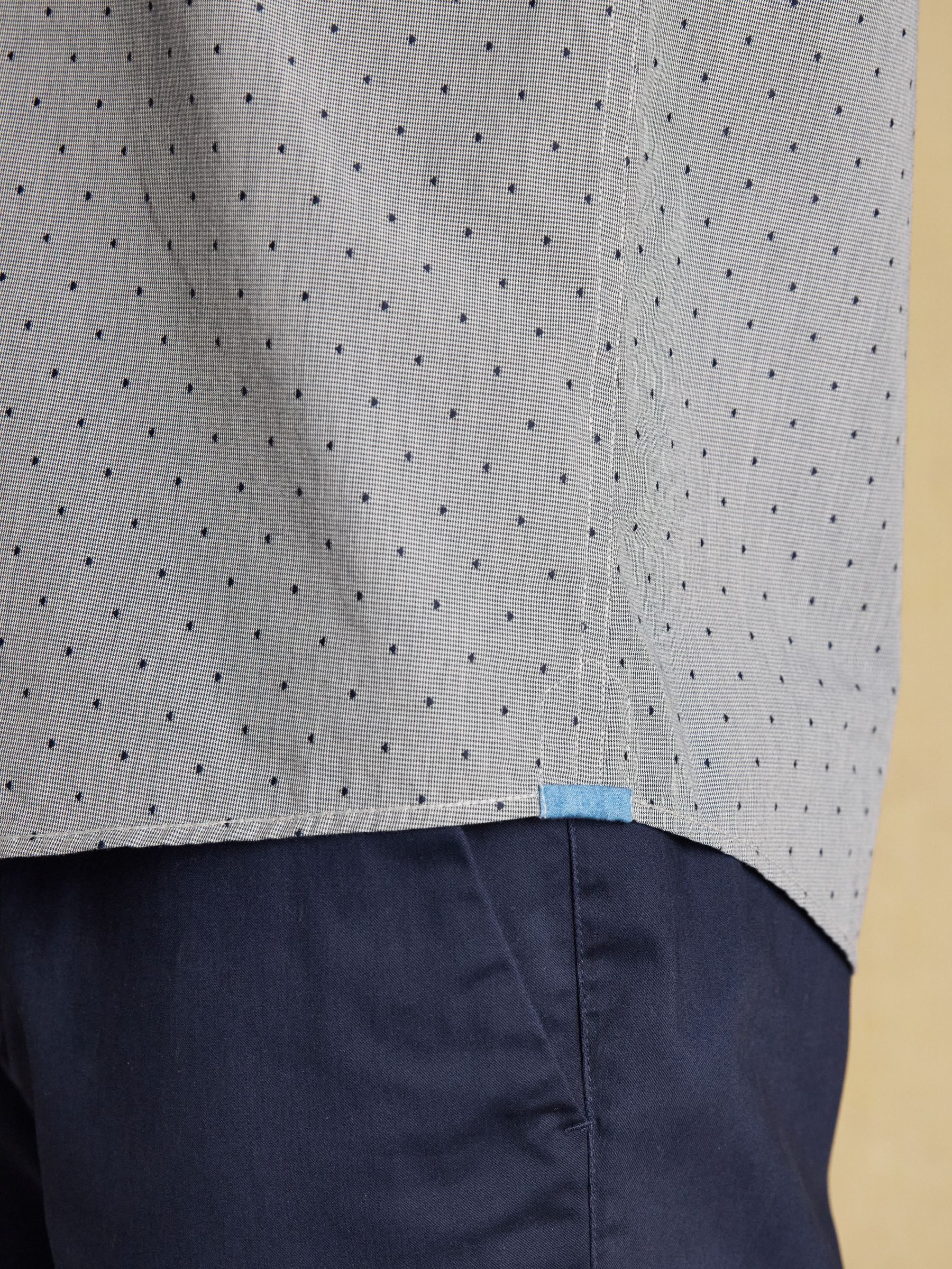 Blue Long SleeveTexture Shirt - Image 11 of 12