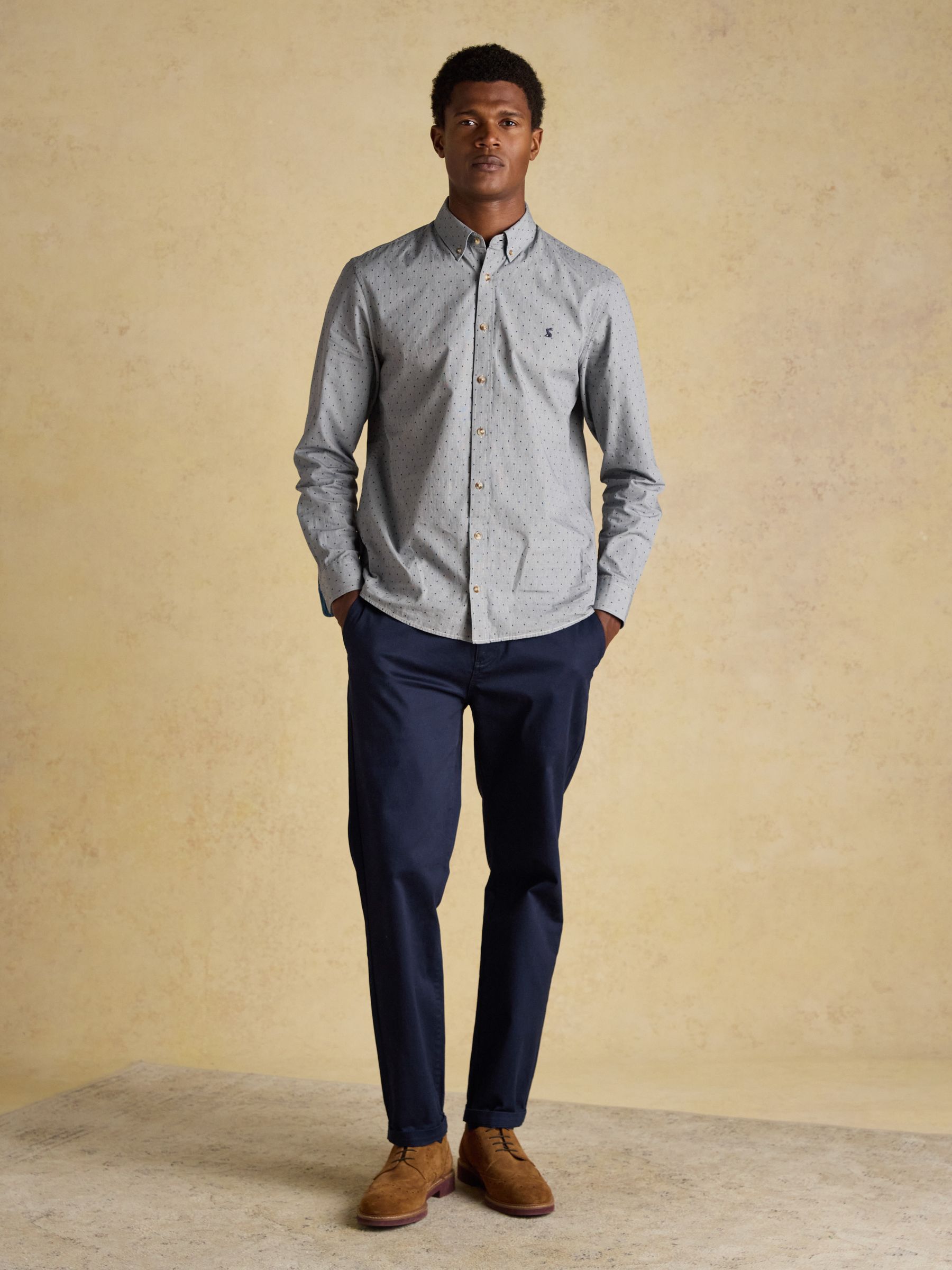 Blue Long SleeveTexture Shirt - Image 4 of 12