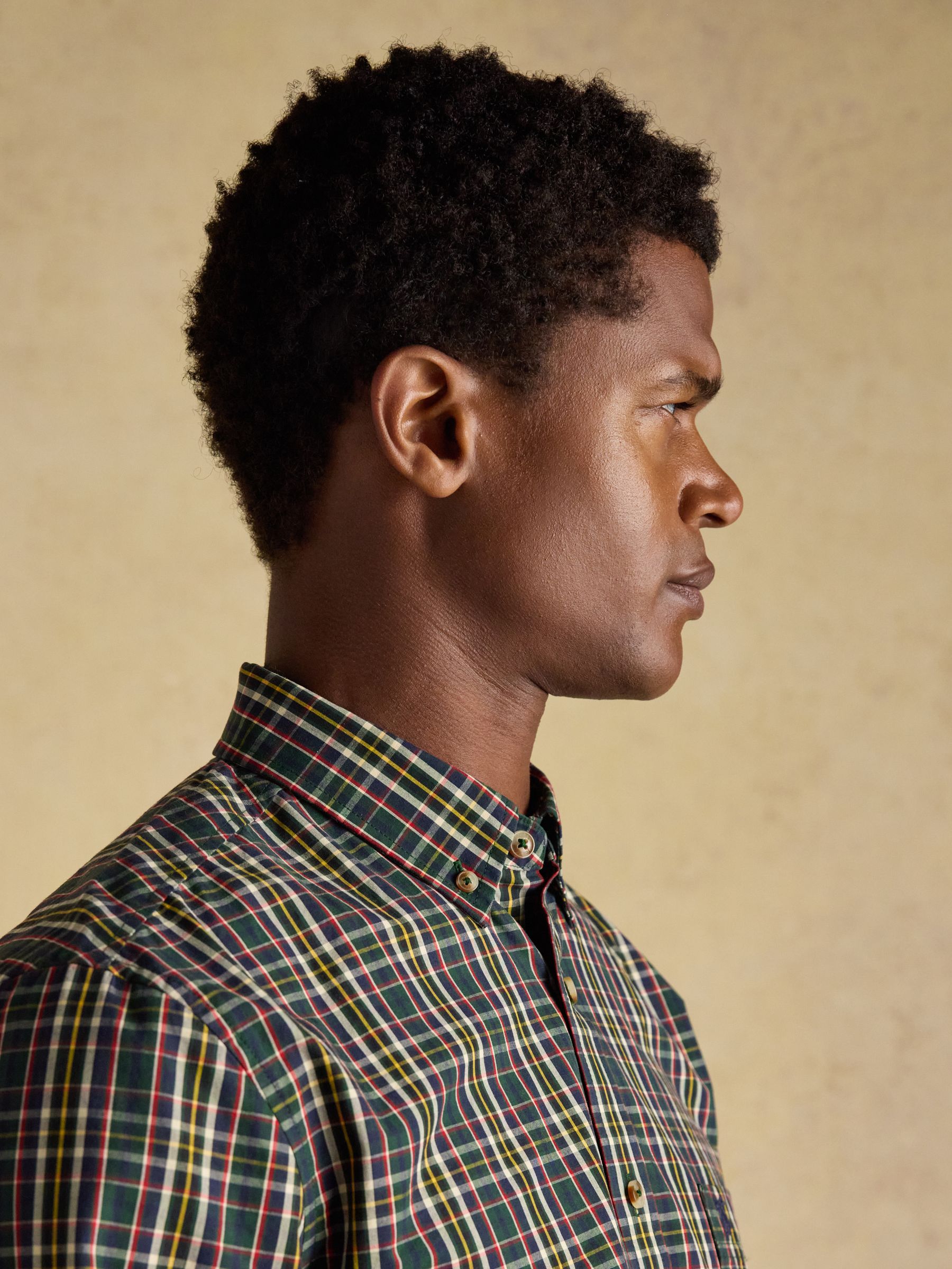 Cotton Poplin Green Long Sleeve Gingham Shirt - Image 6 of 11