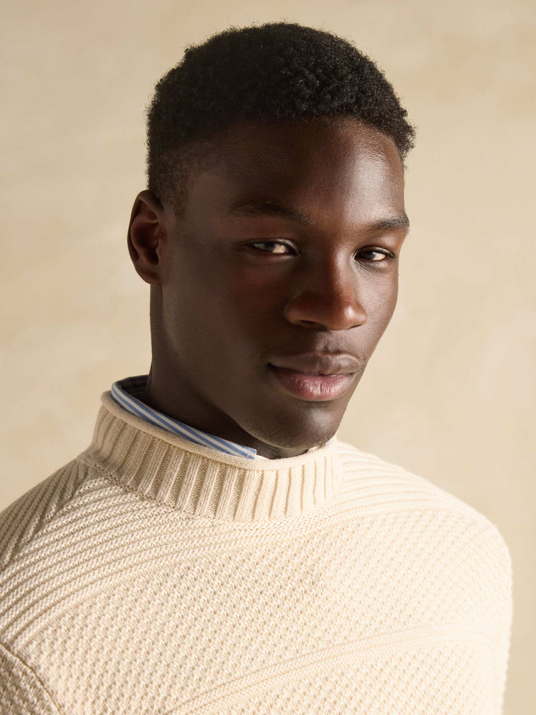 Cream Guernsey Style Knitted Jumper - Image 3 of 6
