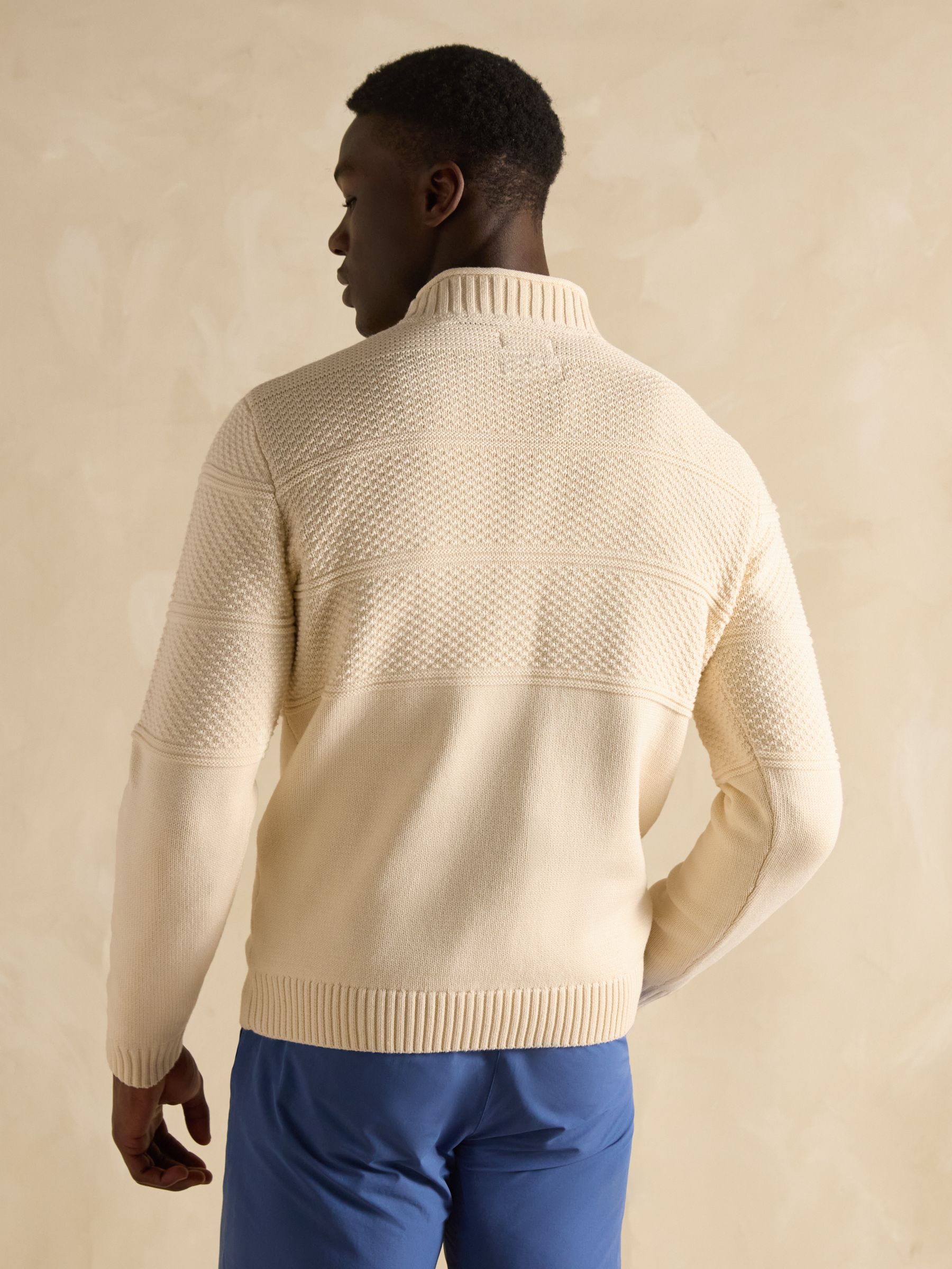 Cream Guernsey Style Knitted Jumper - Image 5 of 6