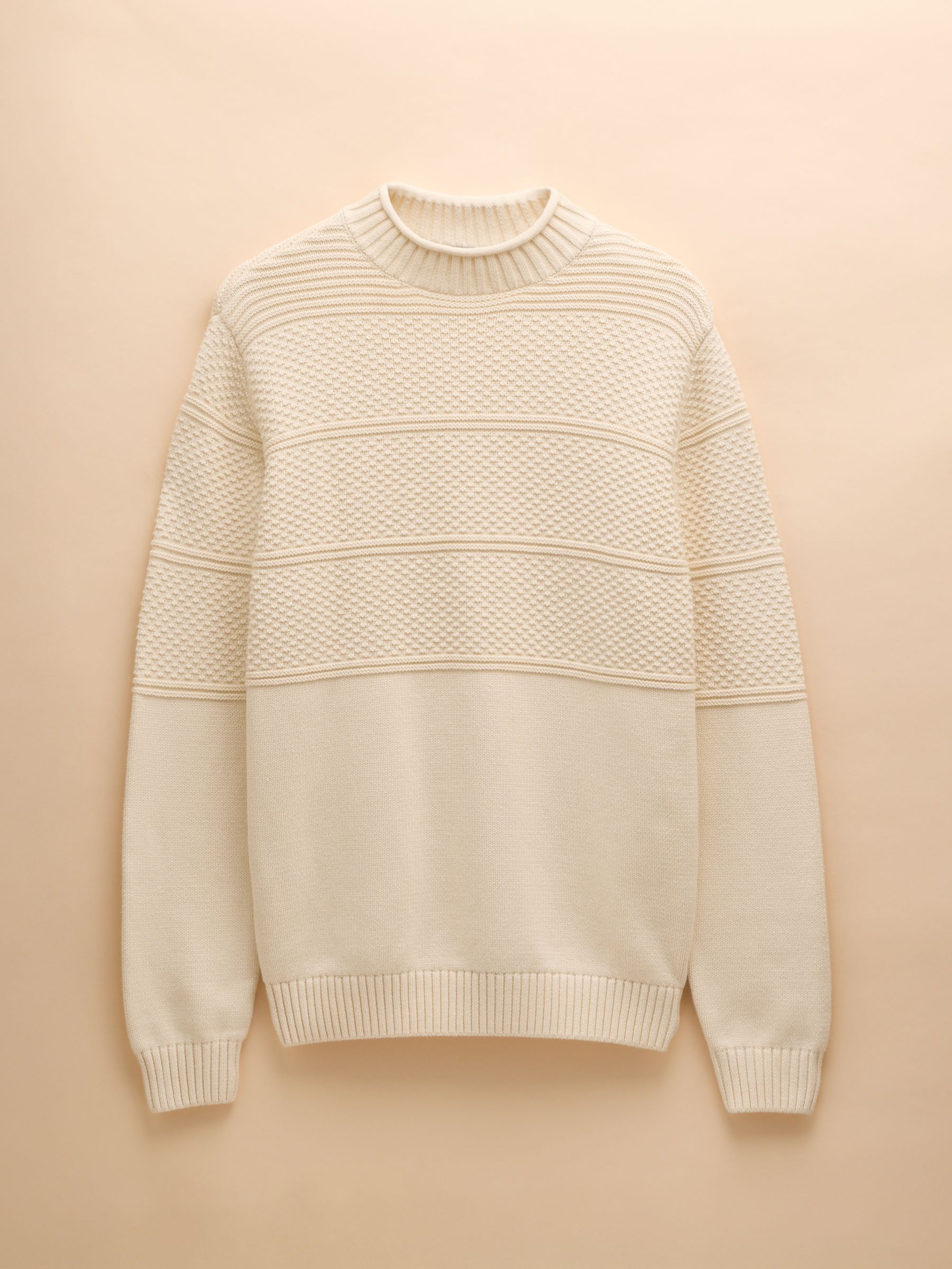 Cream Guernsey Style Knitted Jumper - Image 6 of 6