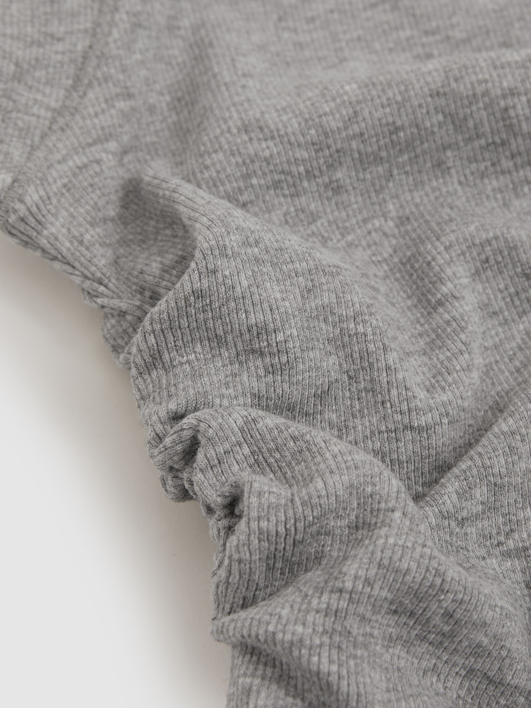 Ruched Vest Top in Grey - Image 4 of 4
