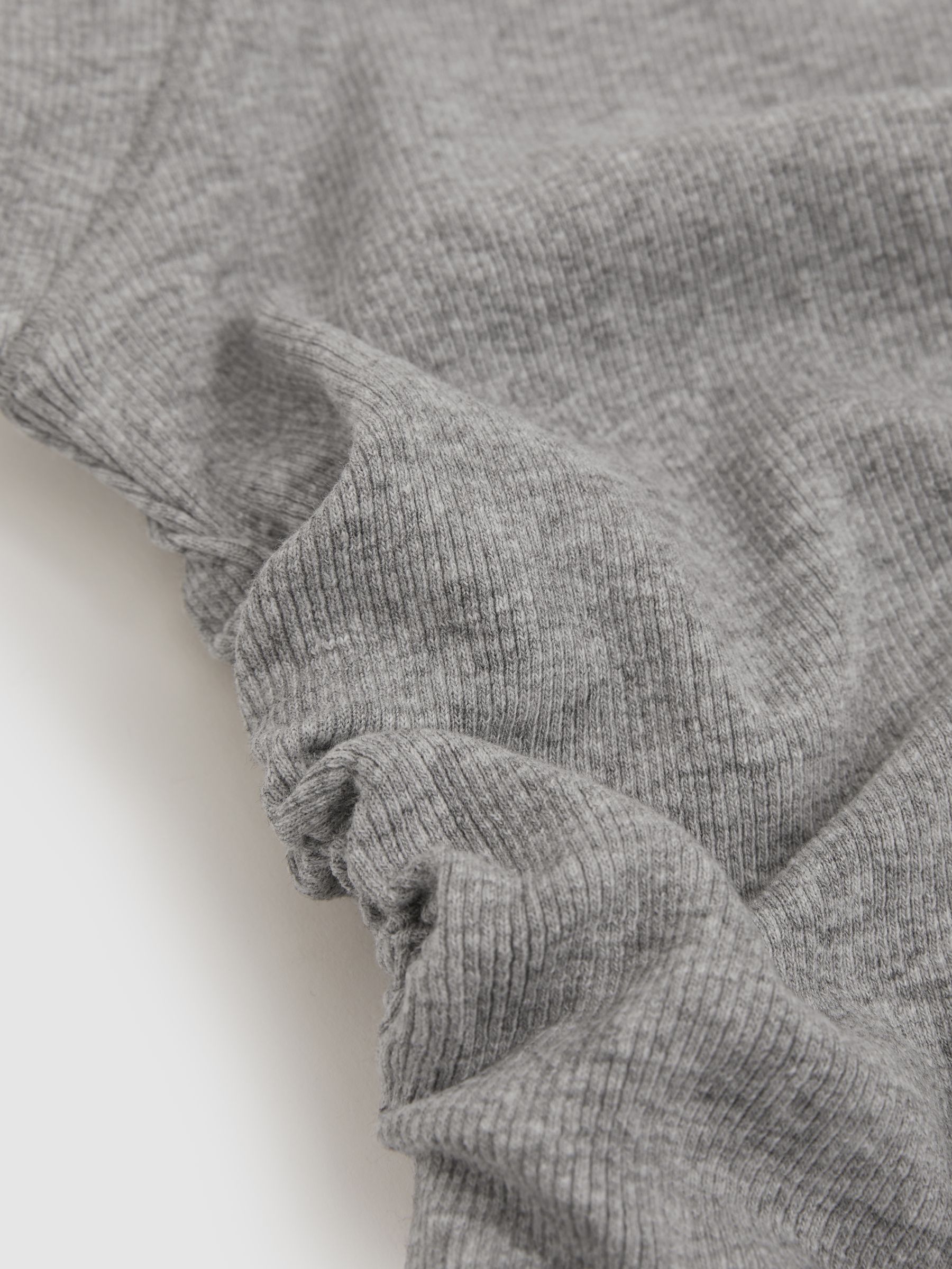 Ruched Vest Top in Grey - Image 4 of 4