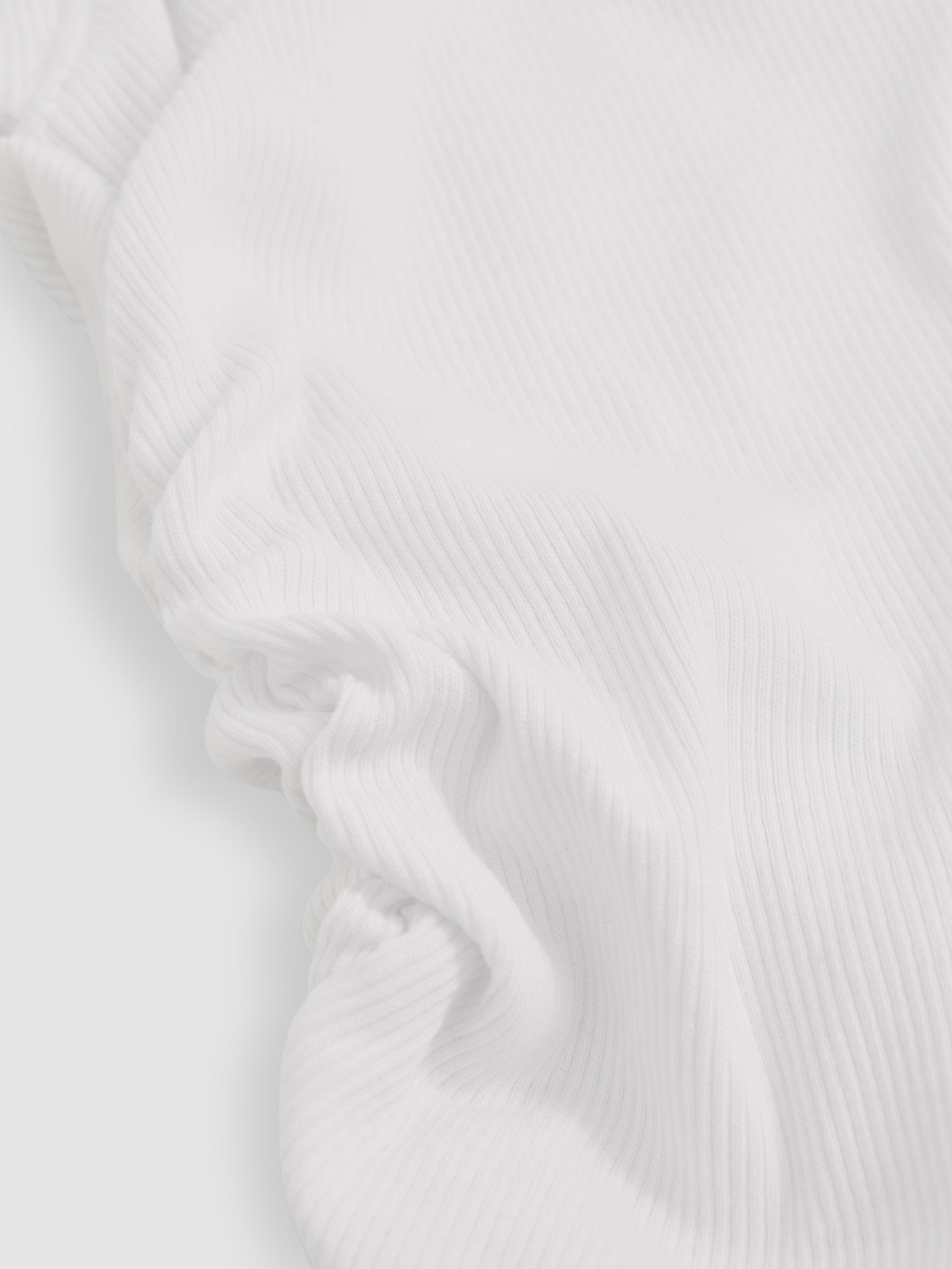 4-9 yrs Ruched Vest Top in White - Image 4 of 4