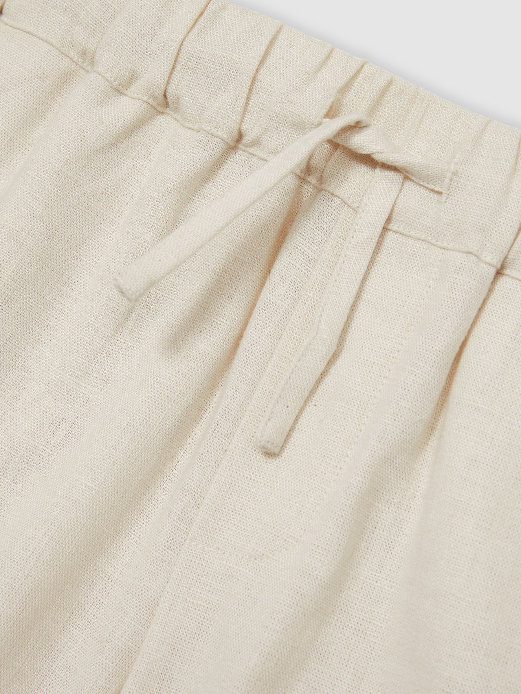 9-13 yrs Drawstring Shorts in Stone - Image 4 of 4