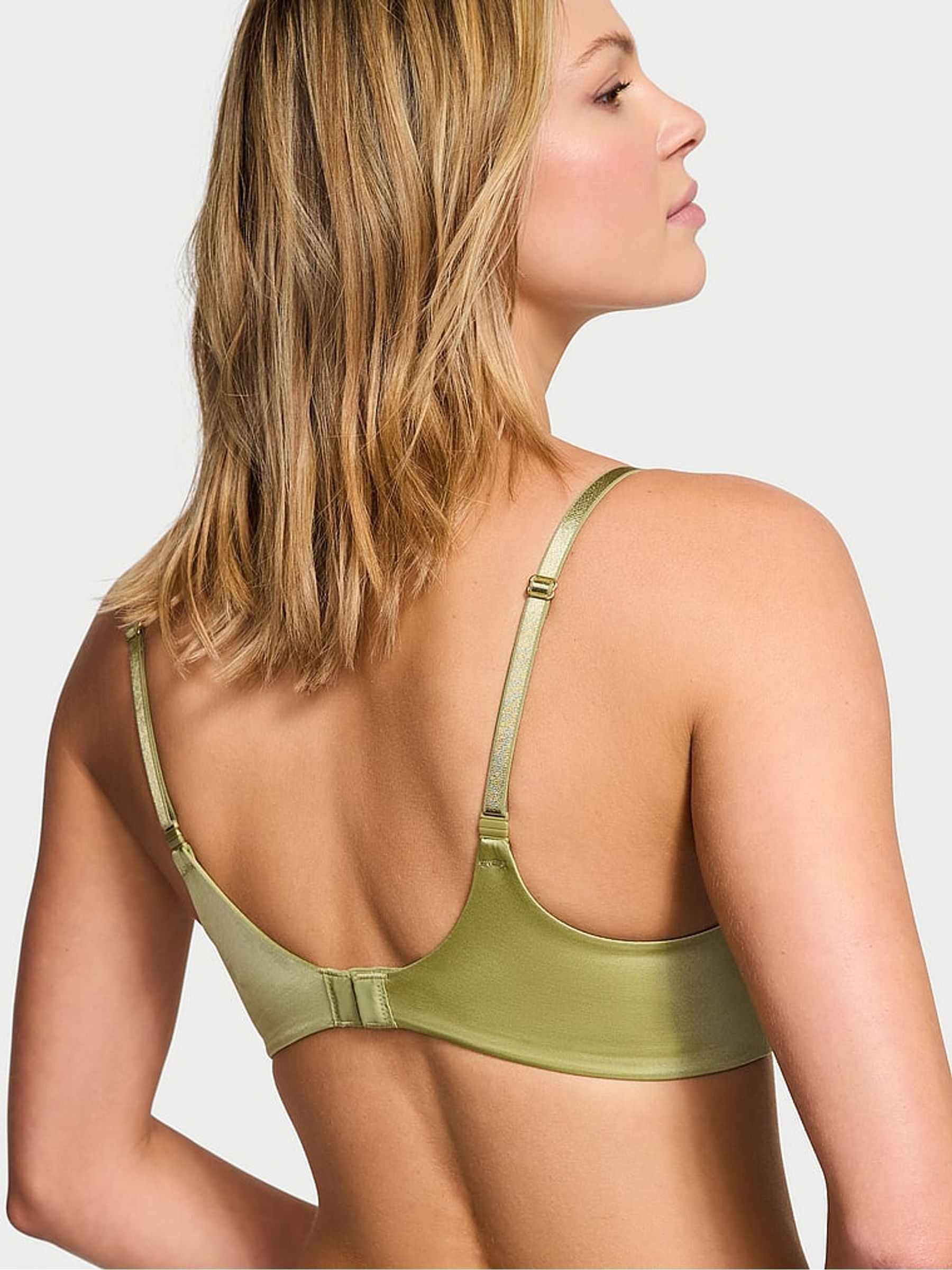 Moss Green So Obsessed Non Wired Push Up Bra - Image 2 of 3