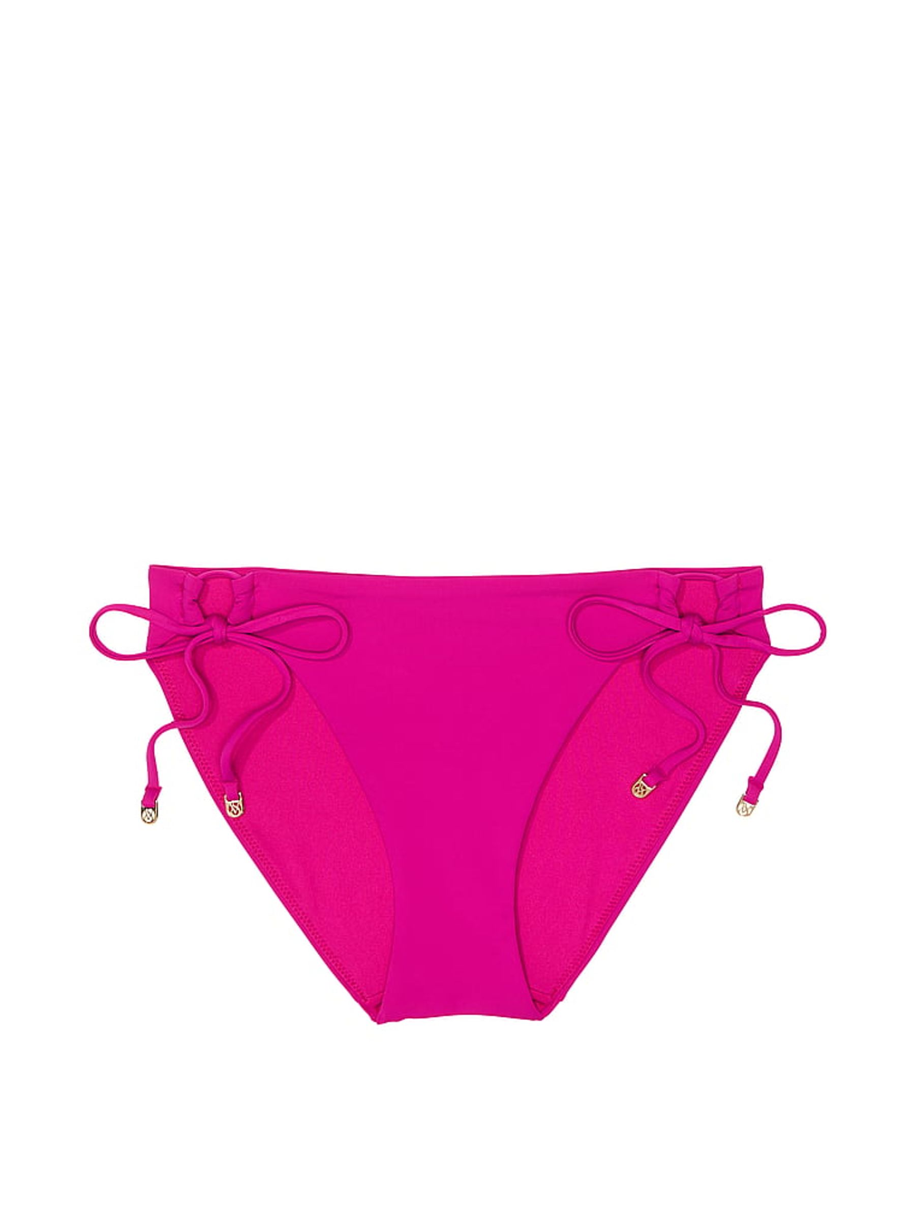 Berry Blush Pink Tie Side Bikini Bottoms - Image 5 of 5