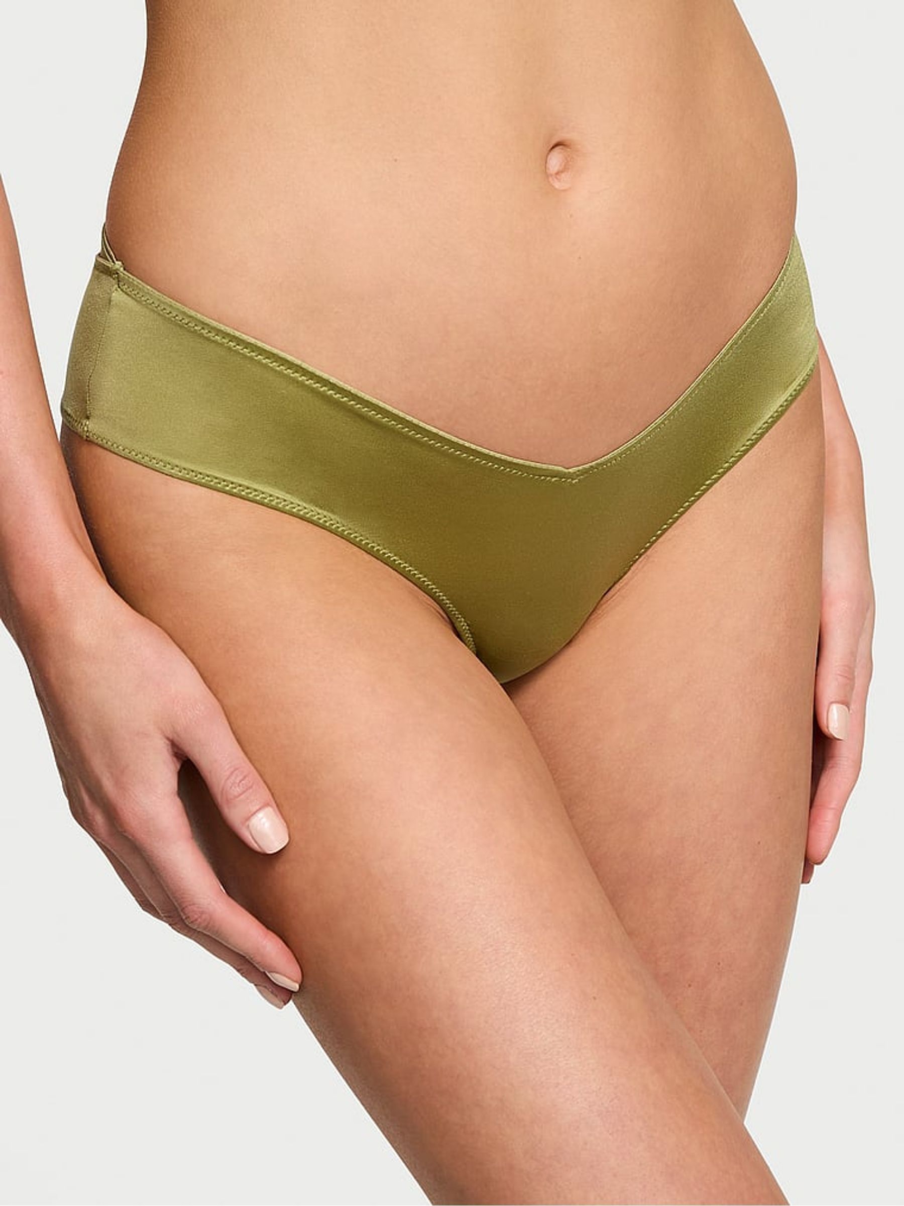 Moss Green Cheeky Knickers - Image 1 of 4