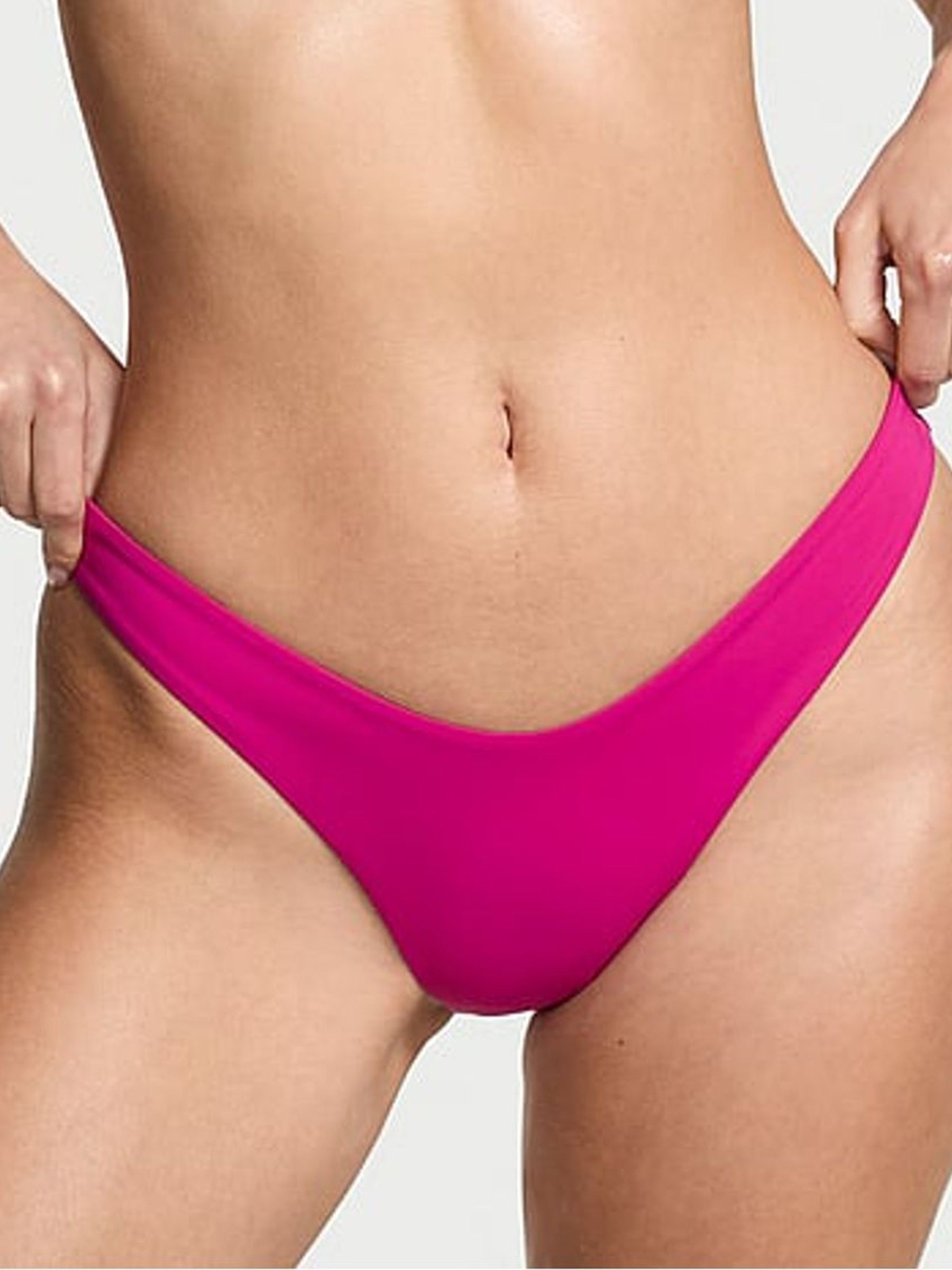 Berry Blush Pink Brazilian Bikini Bottoms - Image 1 of 4