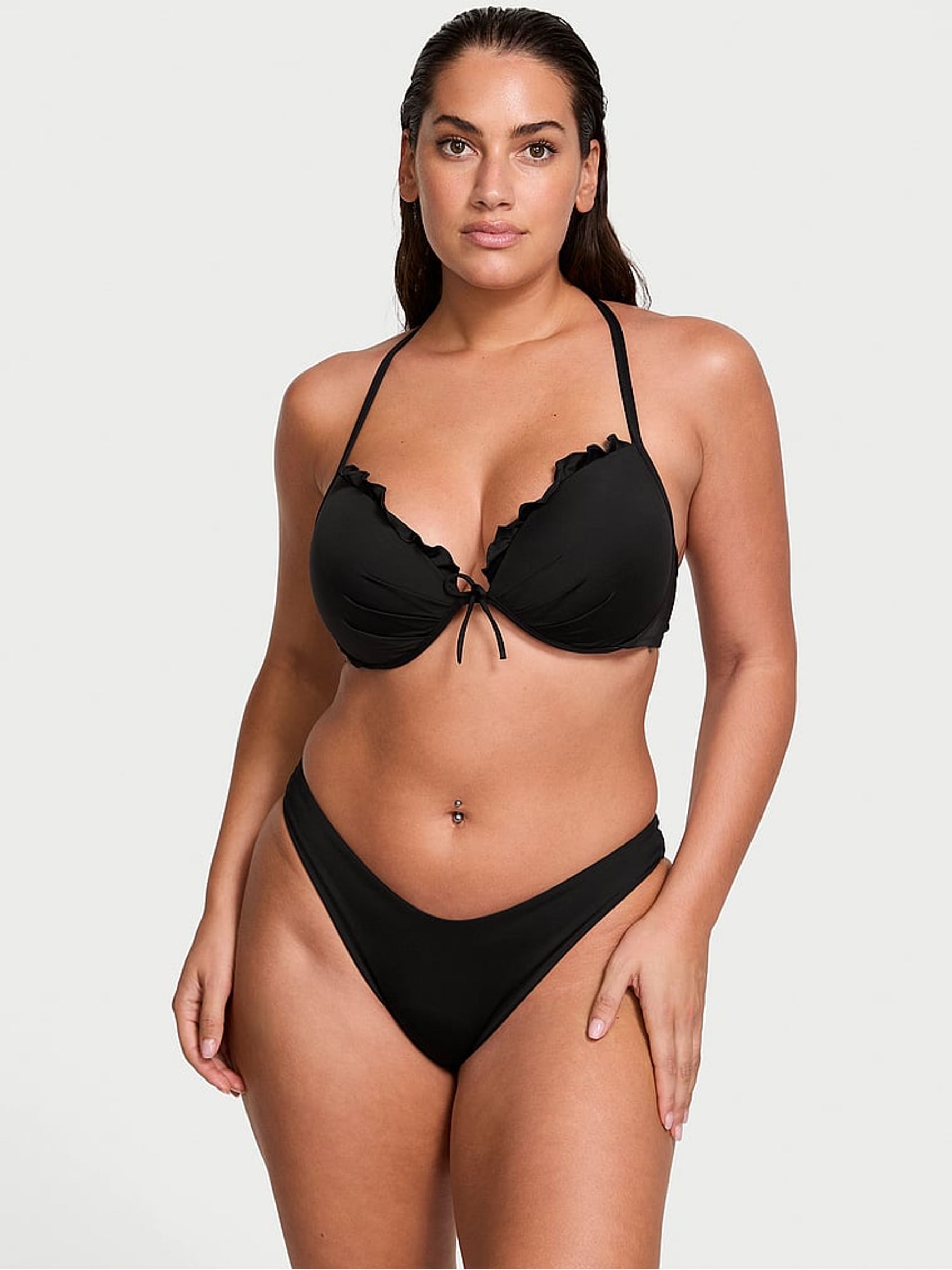 Black Brazilian Bikini Bottoms - Image 1 of 3