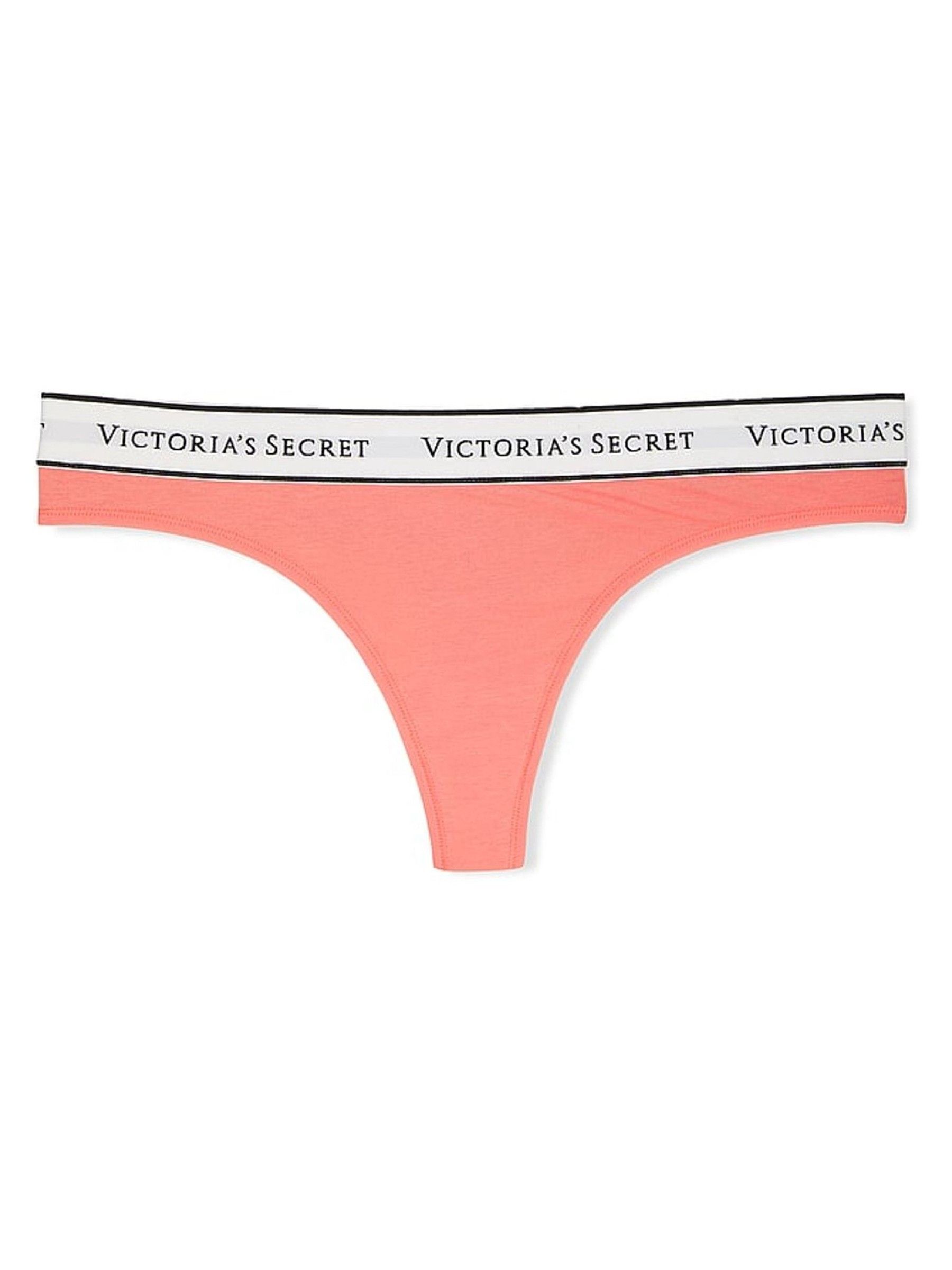 Coral Orange Thong Knickers - Image 3 of 3