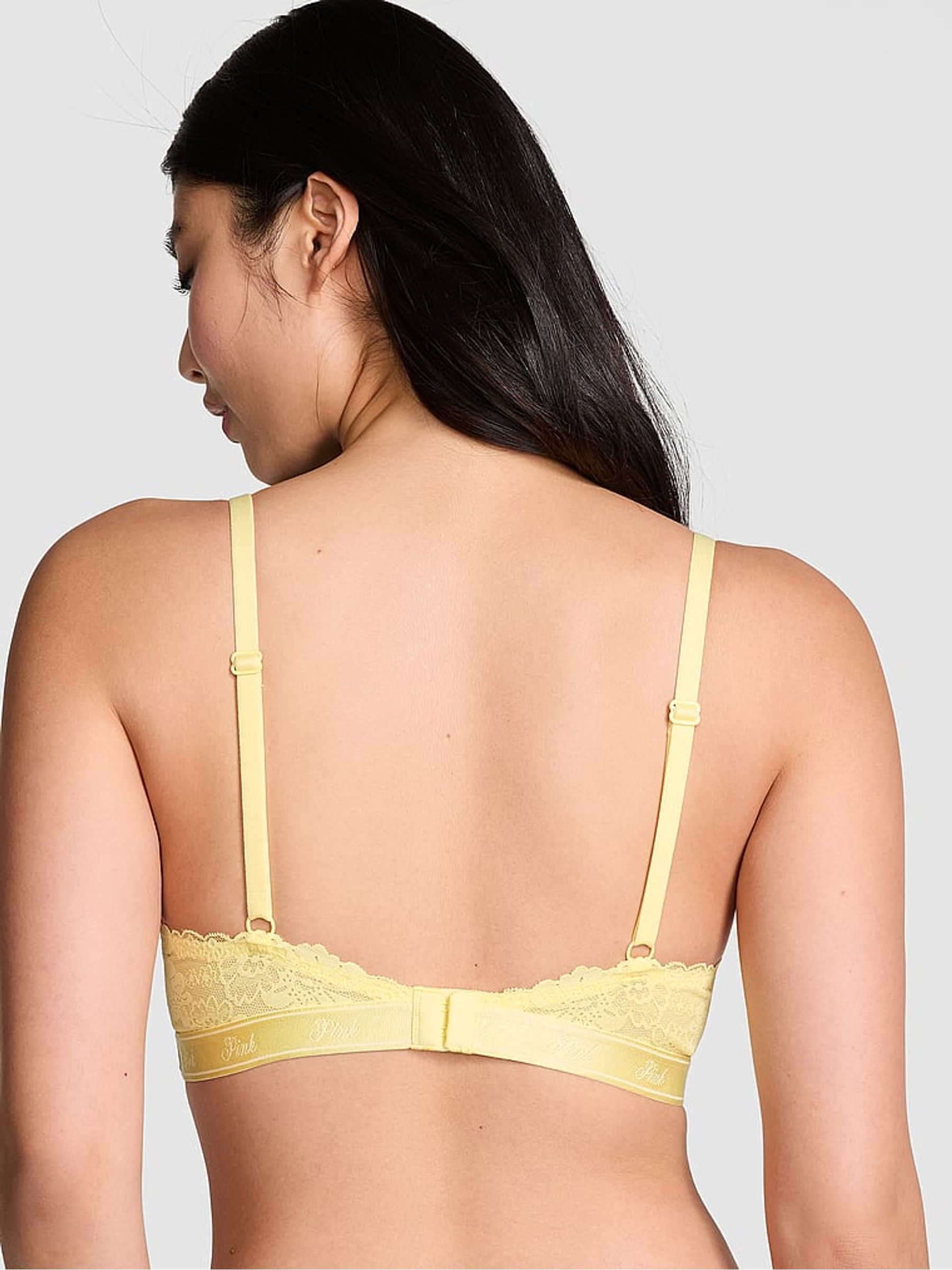 Mellow Yellow Lace Lightly Lined Balcony Bra - Image 2 of 3