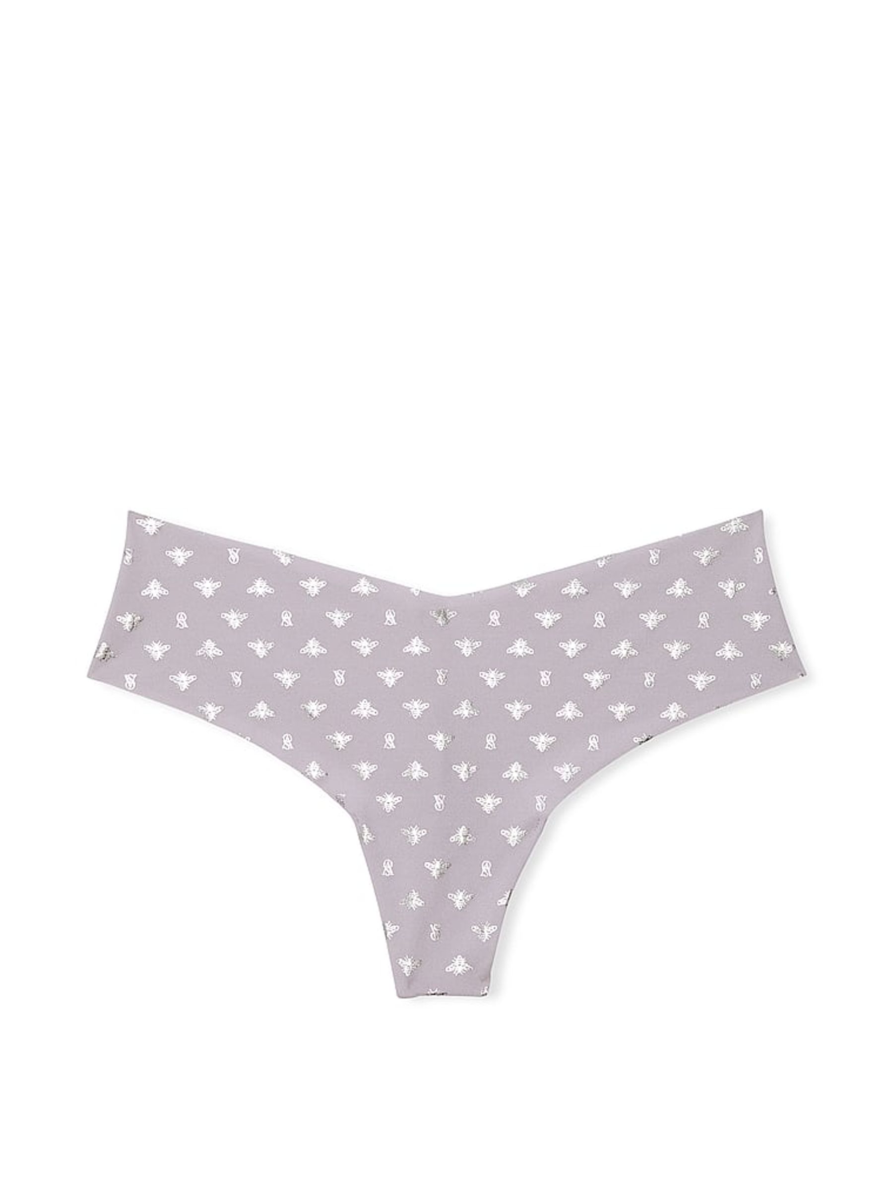 Feather Purple Bees Thong Knickers - Image 3 of 3