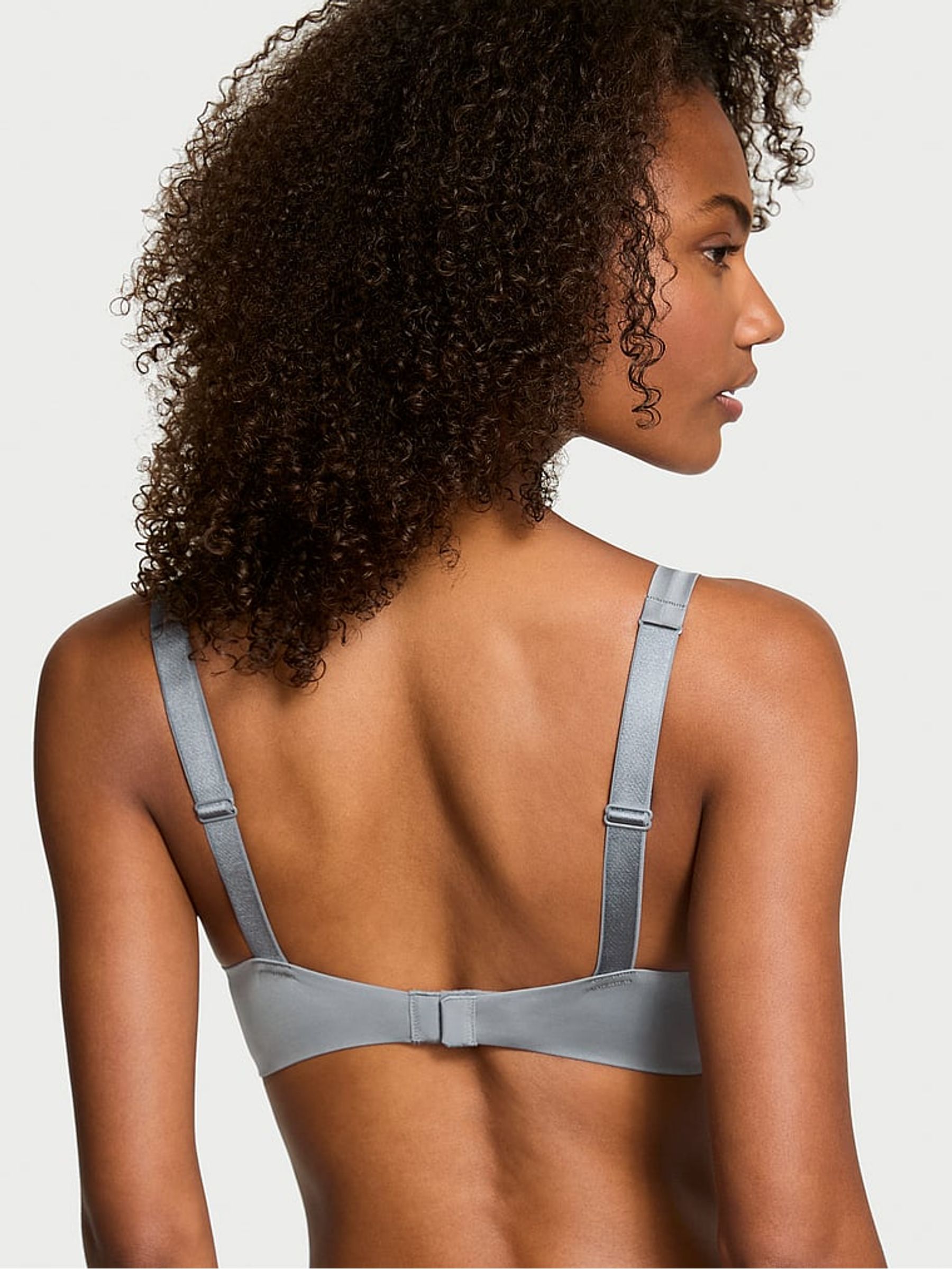 Asteroid Grey Add 2 Cups Push Up Bombshell Scattered Shine Strap Bra - Image 2 of 3