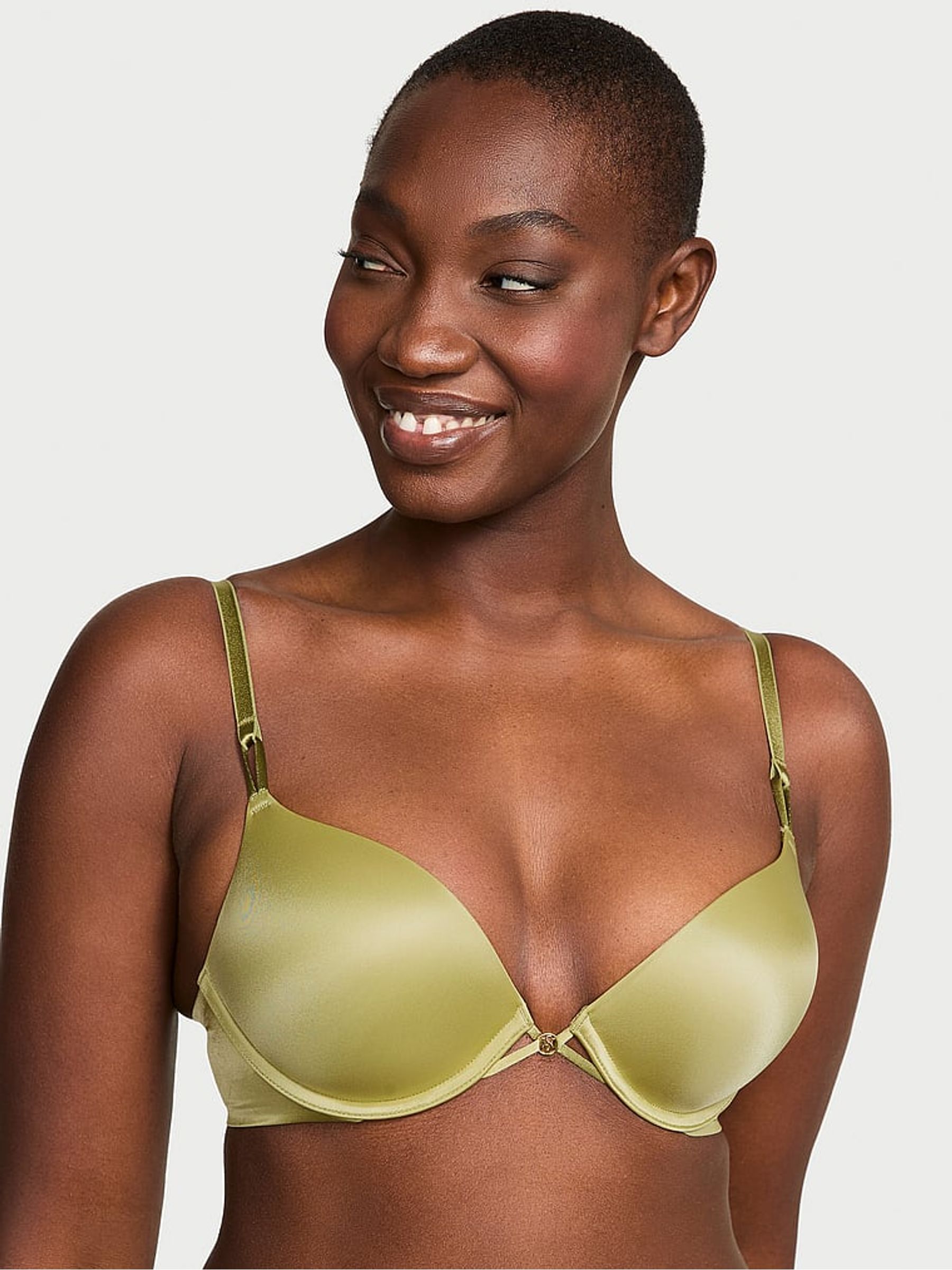 Moss Green Add 2 Cups Push Up Bombshell Bra - Image 1 of 3