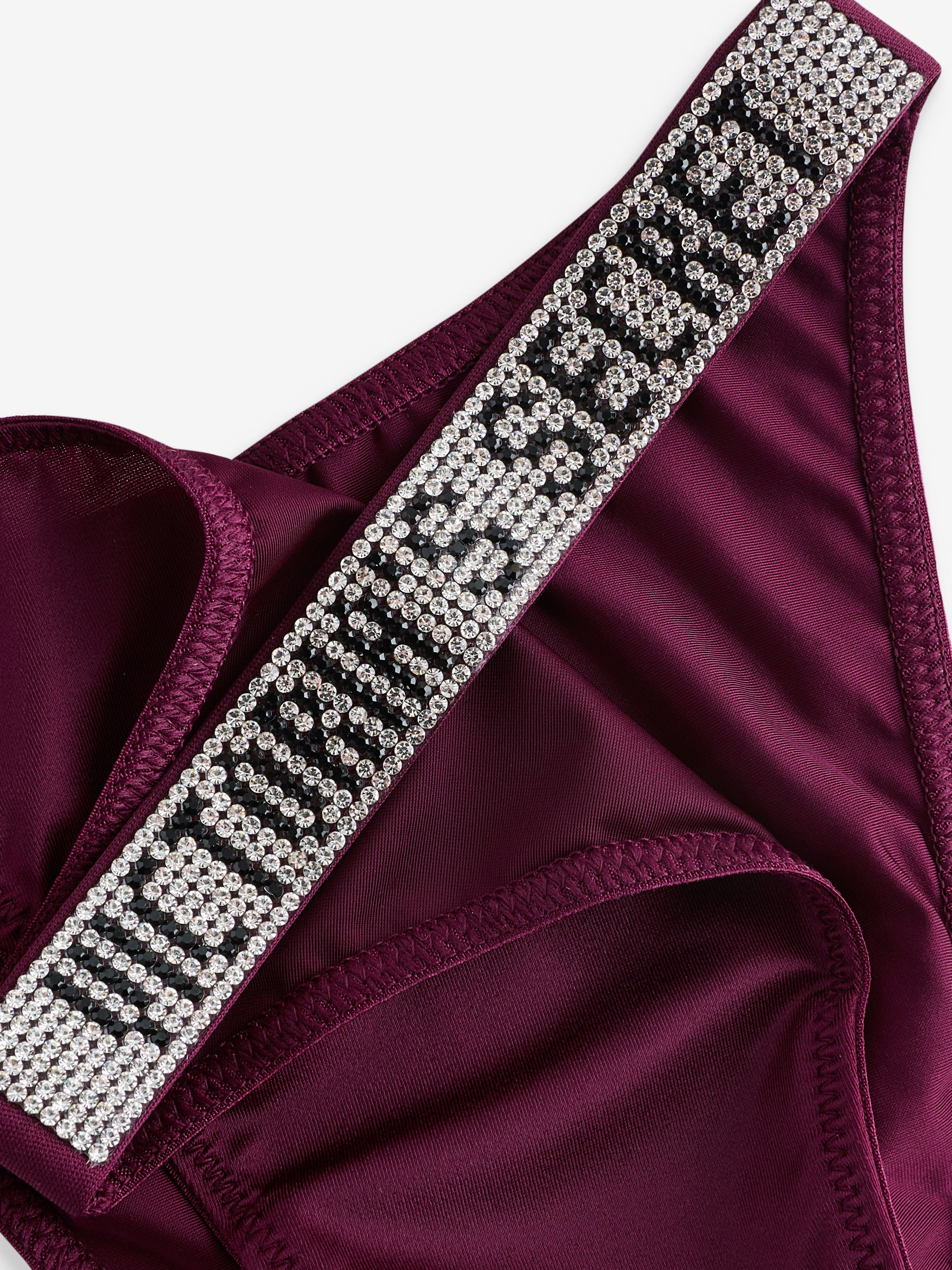 Kir Red Brazilian Shine Strap Knickers - Image 2 of 3