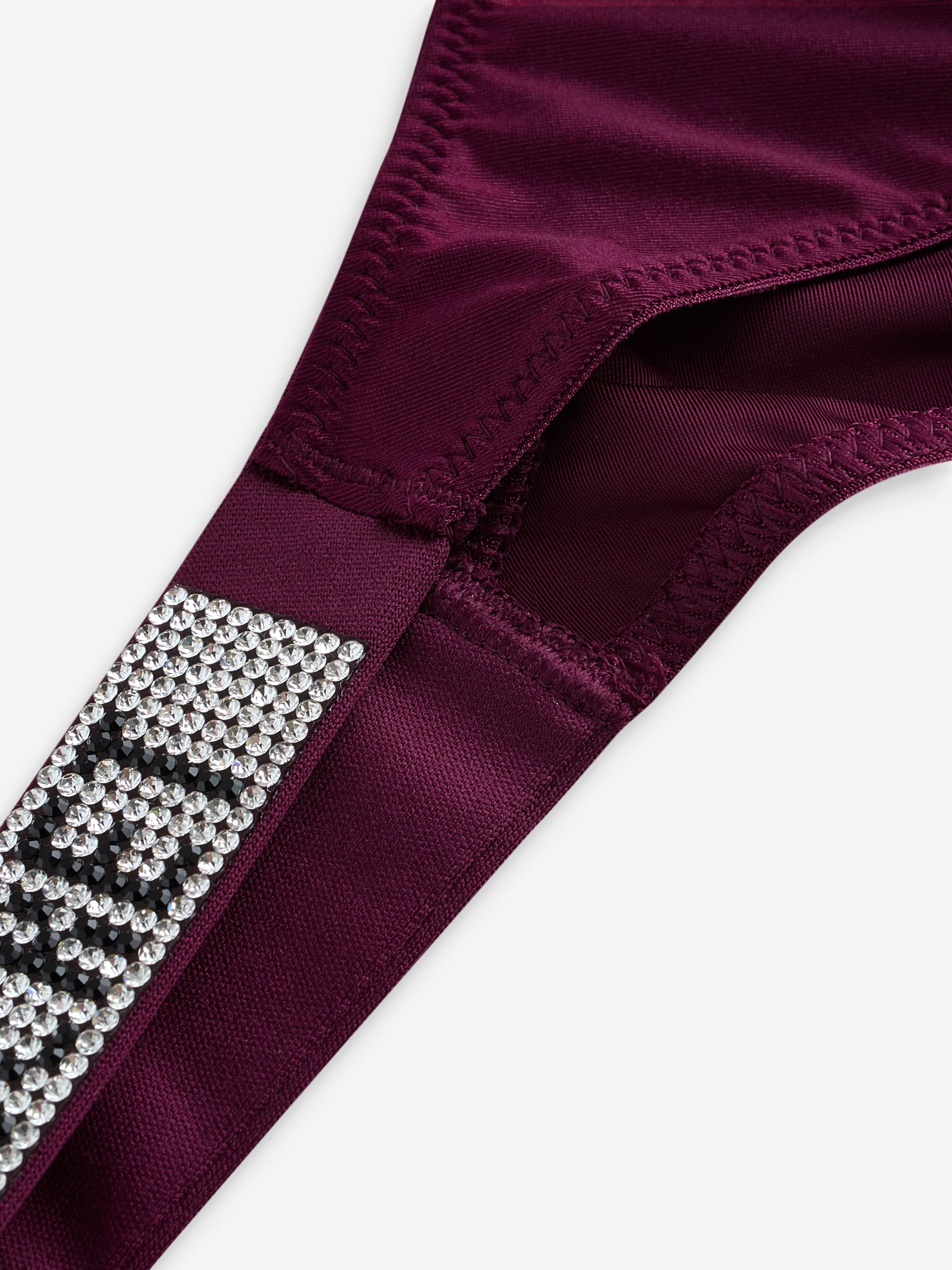 Kir Red Brazilian Shine Strap Knickers - Image 3 of 3