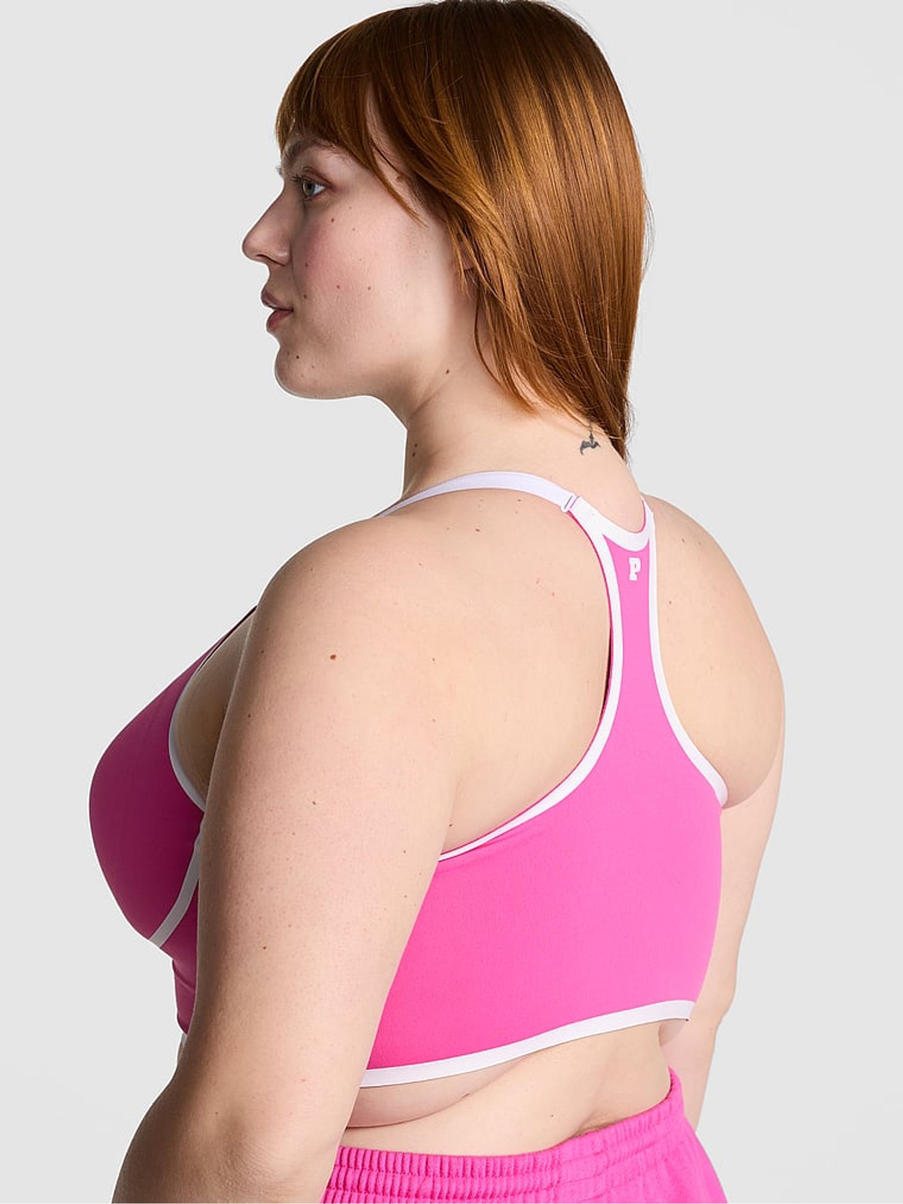 Pink Gossip Relay Racerback Sports Bra - Image 2 of 2
