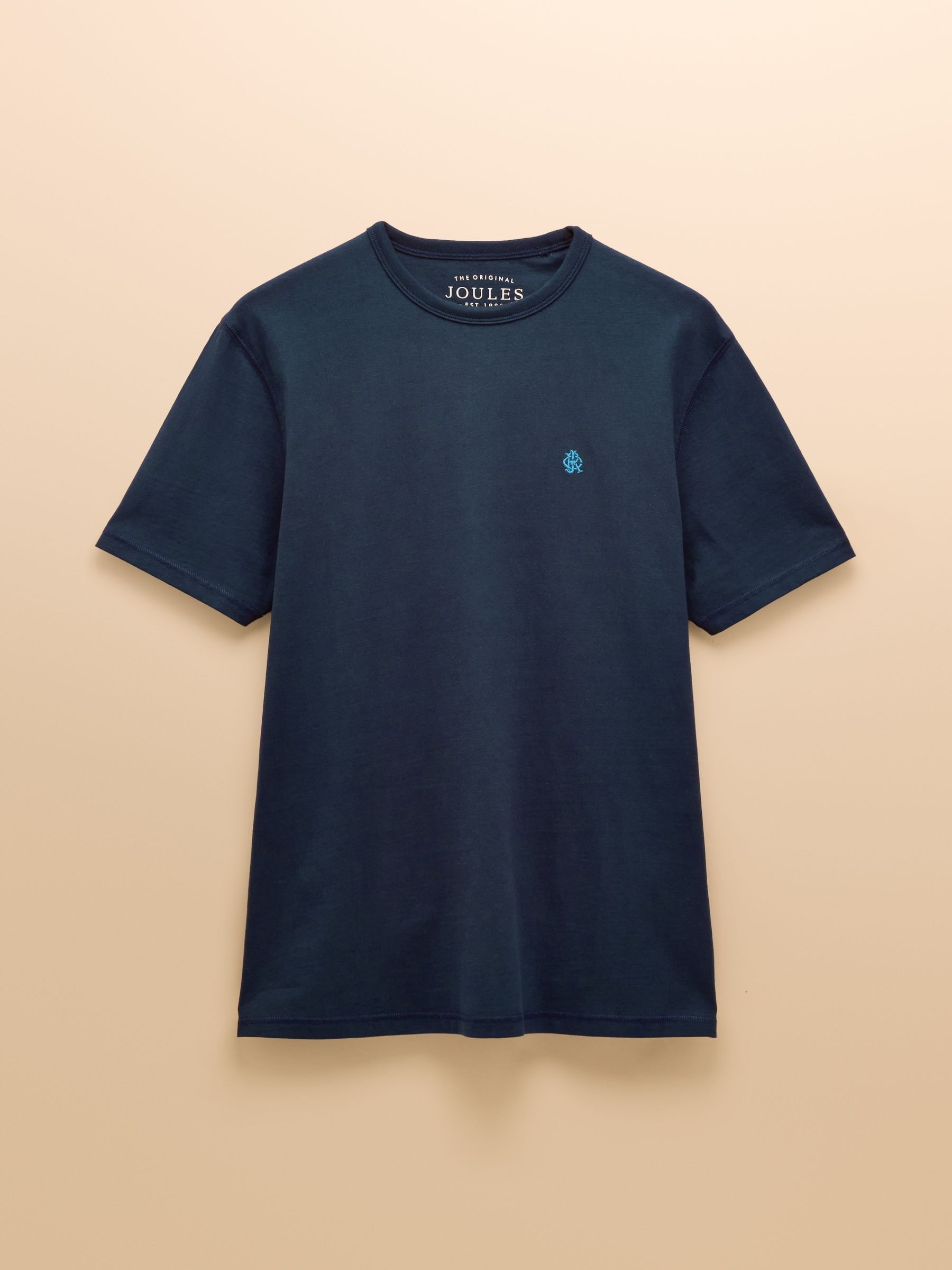 Rugby Club Navy Crew Neck Cotton T-Shirt - Image 9 of 9