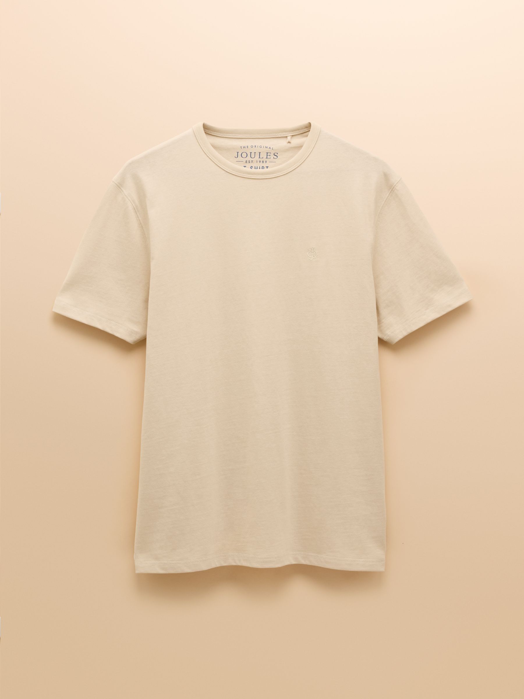 Rugby Club Cream Crew Neck Cotton T-Shirt - Image 7 of 7